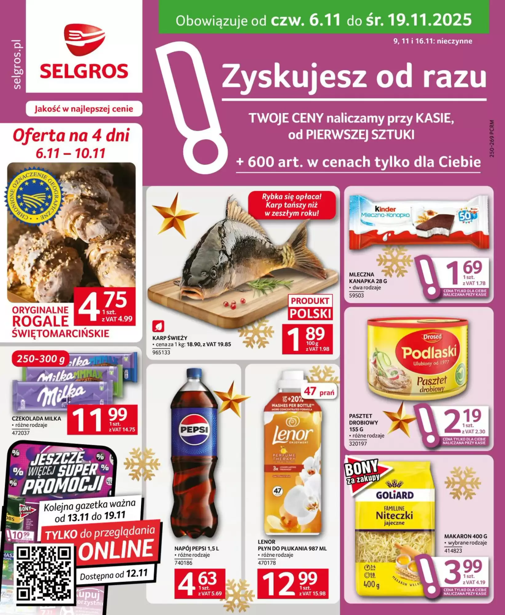 Gazetka Selgros od 06.11.2025 do 19.11.2025