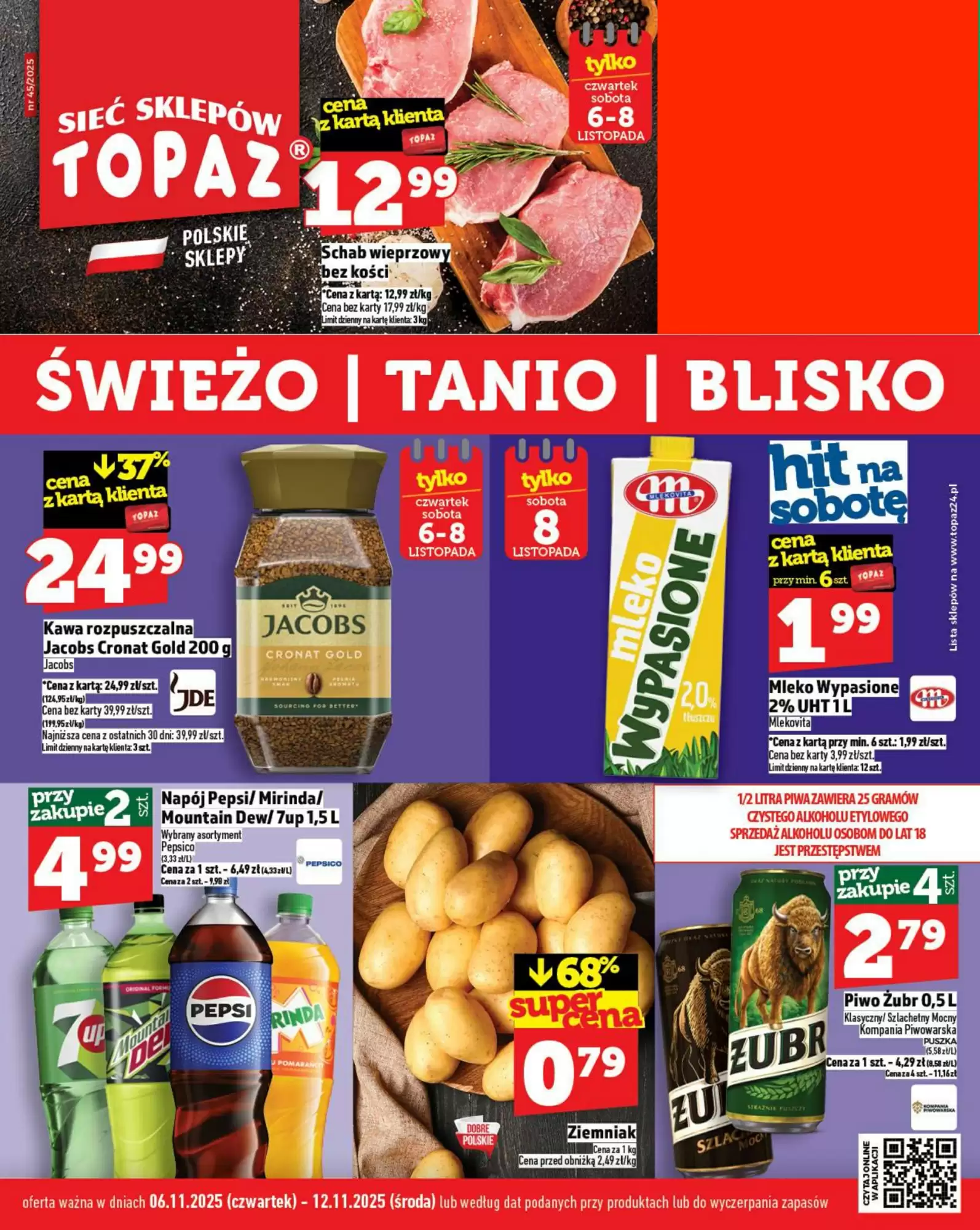 Gazetka Topaz od 06.11.2025 do 12.11.2025
