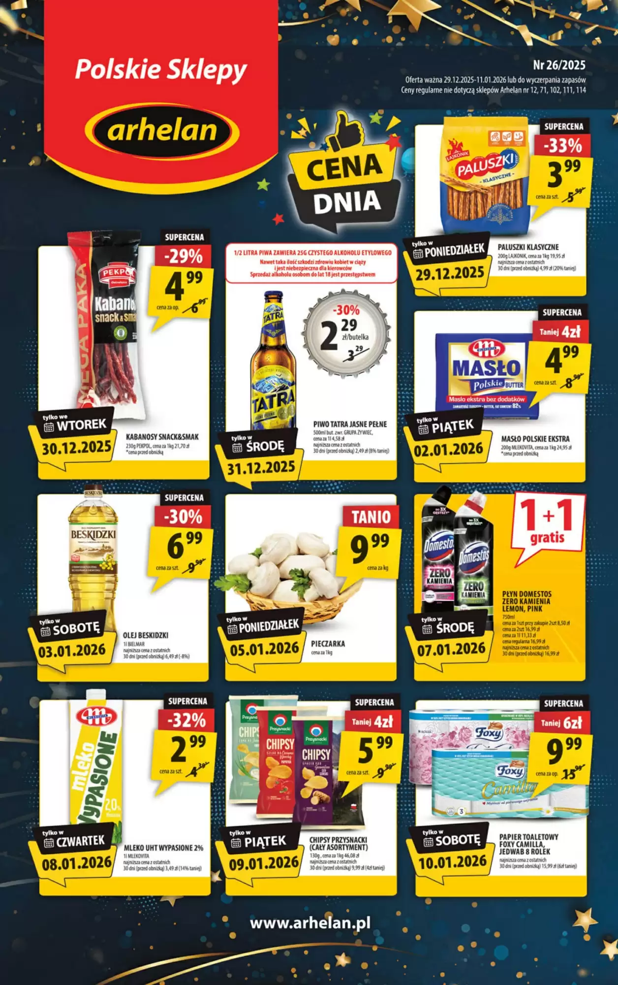 Gazetka Arhelan od 29.12.2025 do 11.01.2026