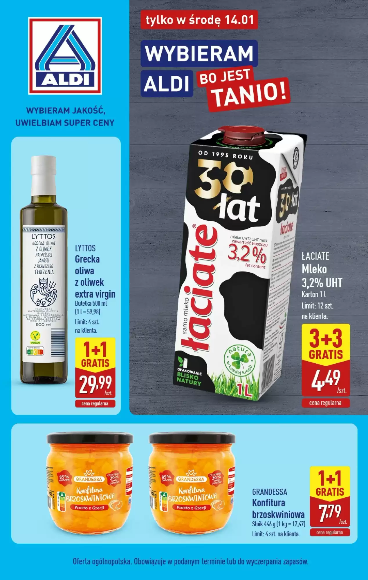 Gazetka Aldi od 14.01.2026 do 14.01.2026