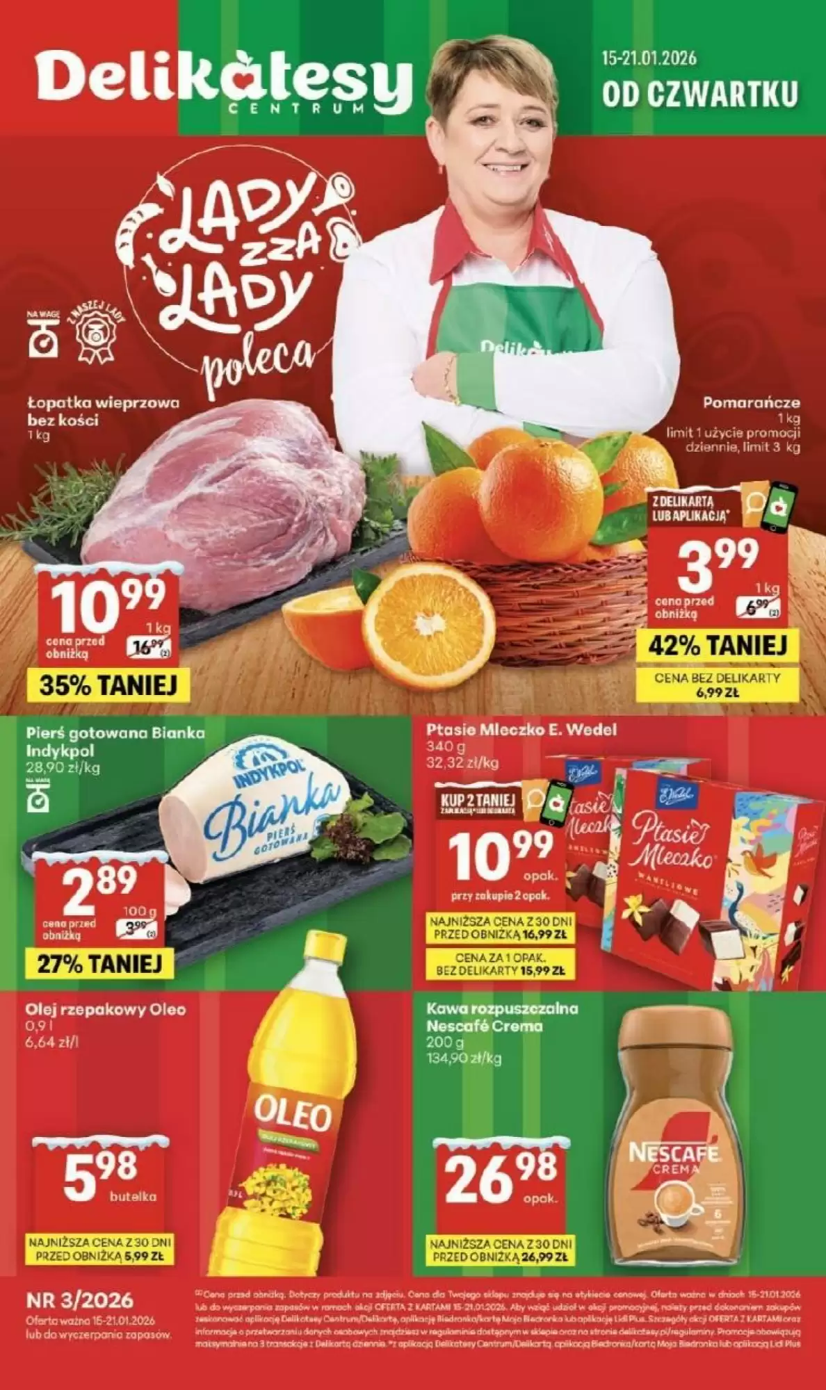 Gazetka Delikatesy Centrum od 15.01.2026 do 21.01.2026