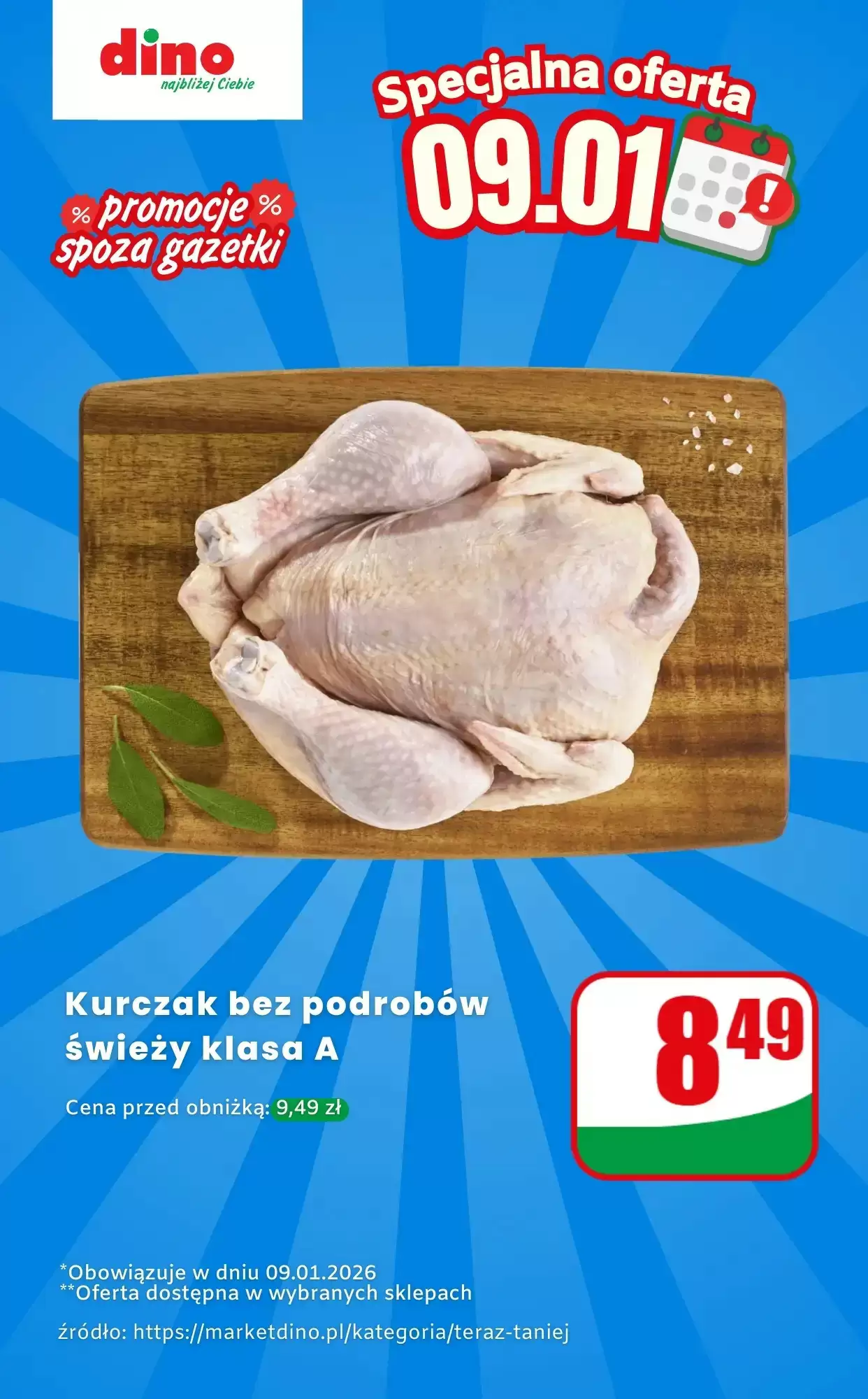 Gazetka Dino od 09.01.2026 do 09.01.2026