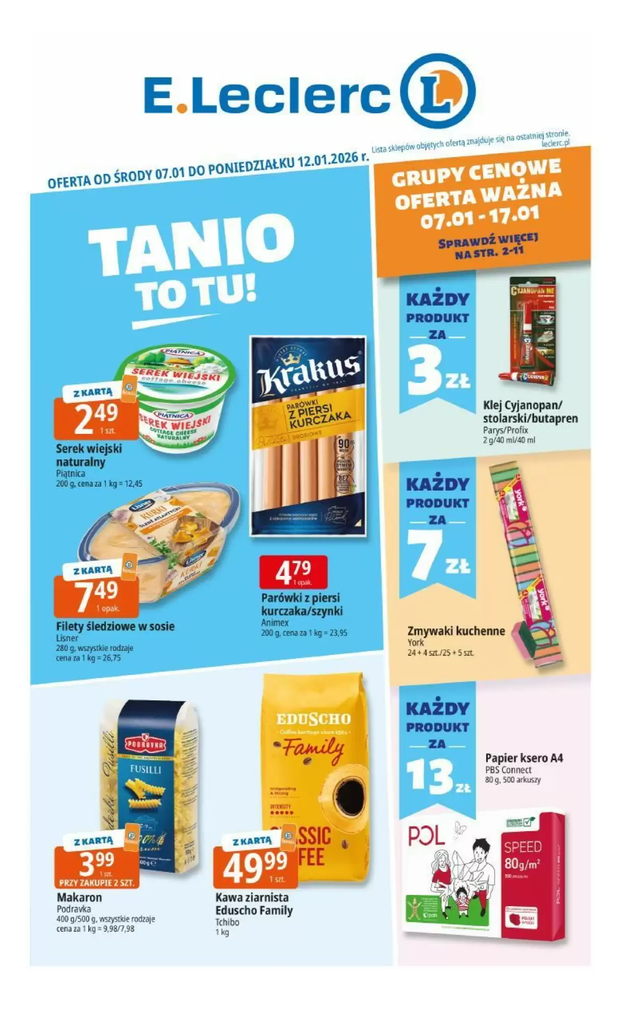 Gazetka E.Leclerc od 07.01.2026 do 12.01.2026