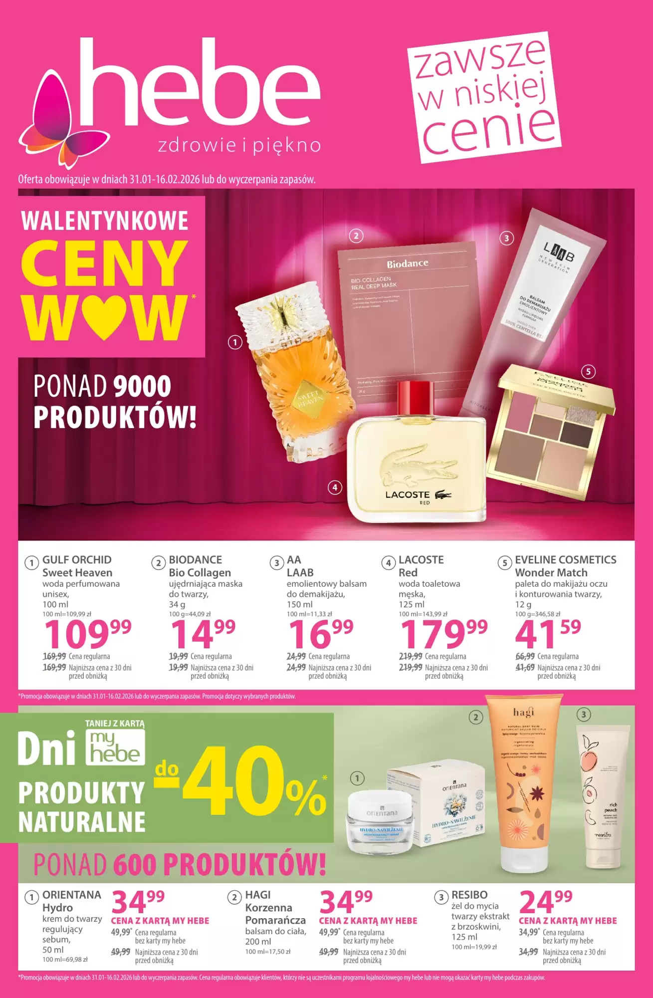 Gazetka Hebe od 31.01.2026 do 16.02.2026