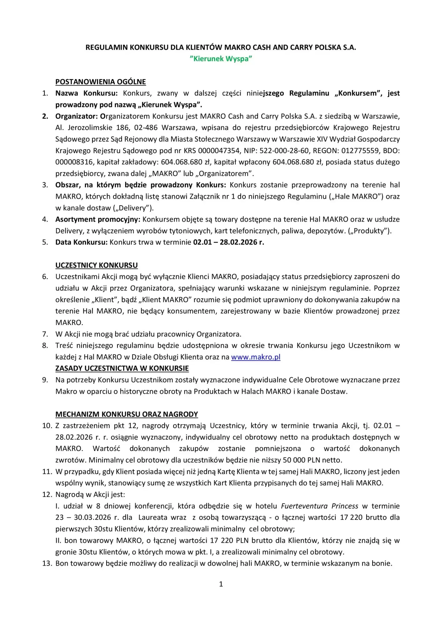 Gazetka Makro od 20.01.2026 do 28.02.2026