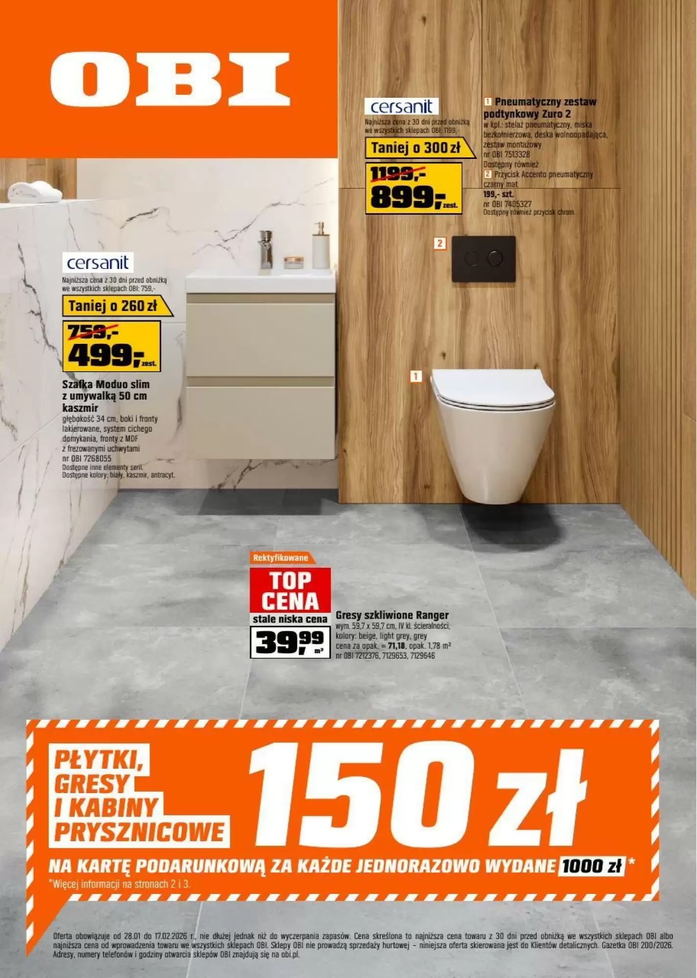 Gazetka Obi od 28.01.2026 do 17.02.2026