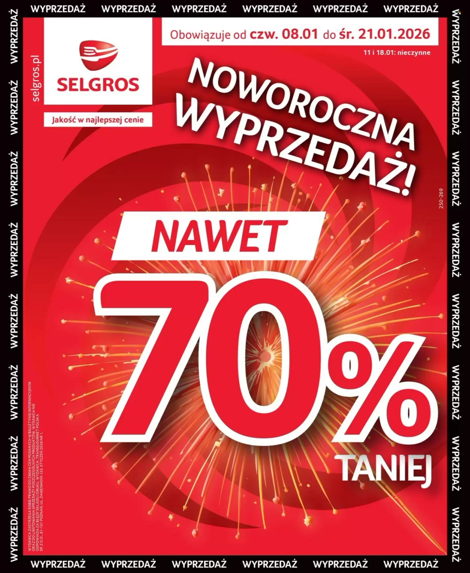 Gazetka Selgros od 08.01.2026 do 21.01.2026