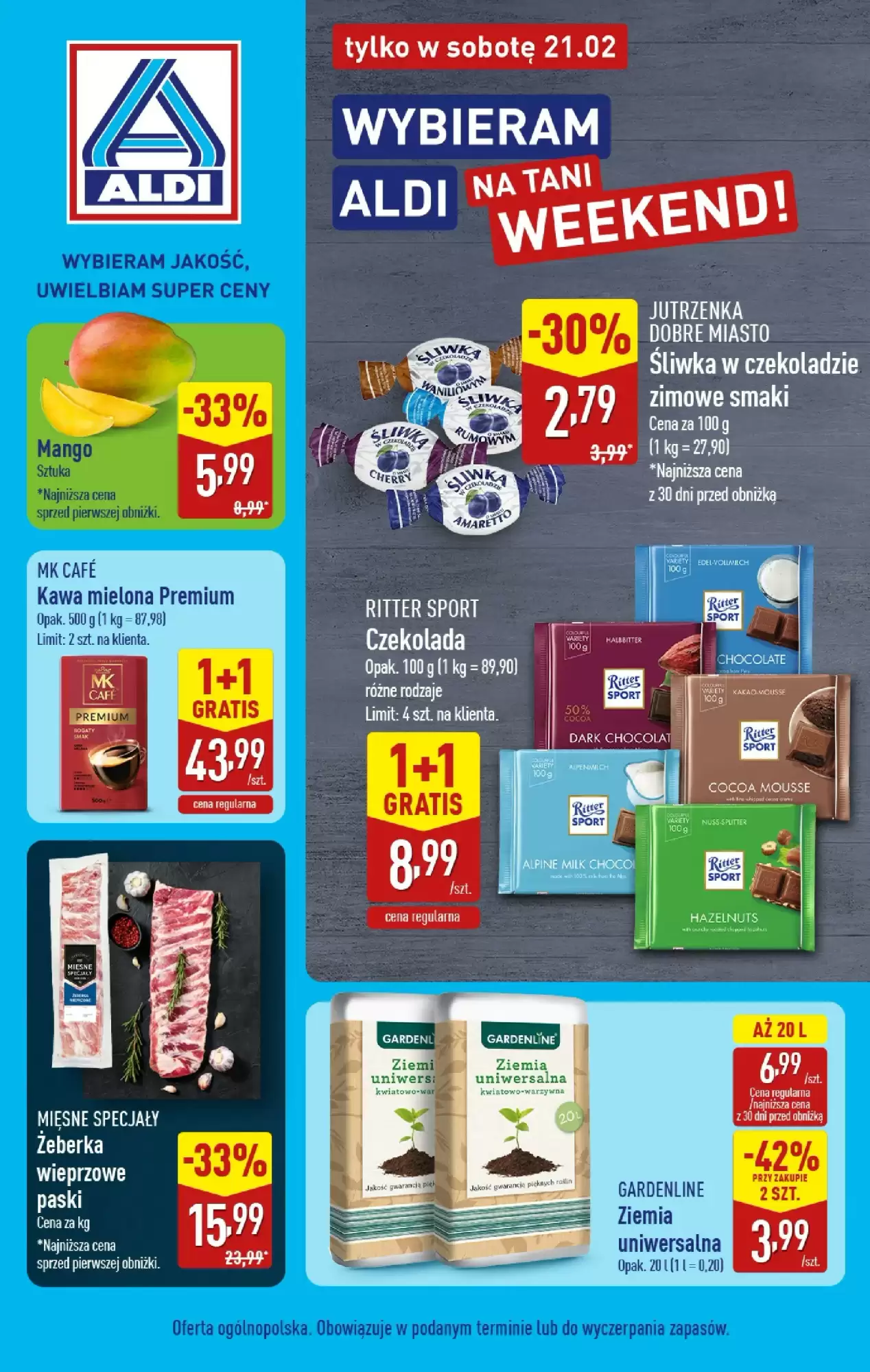 Gazetka Aldi od 21.02.2026 do 21.02.2026
