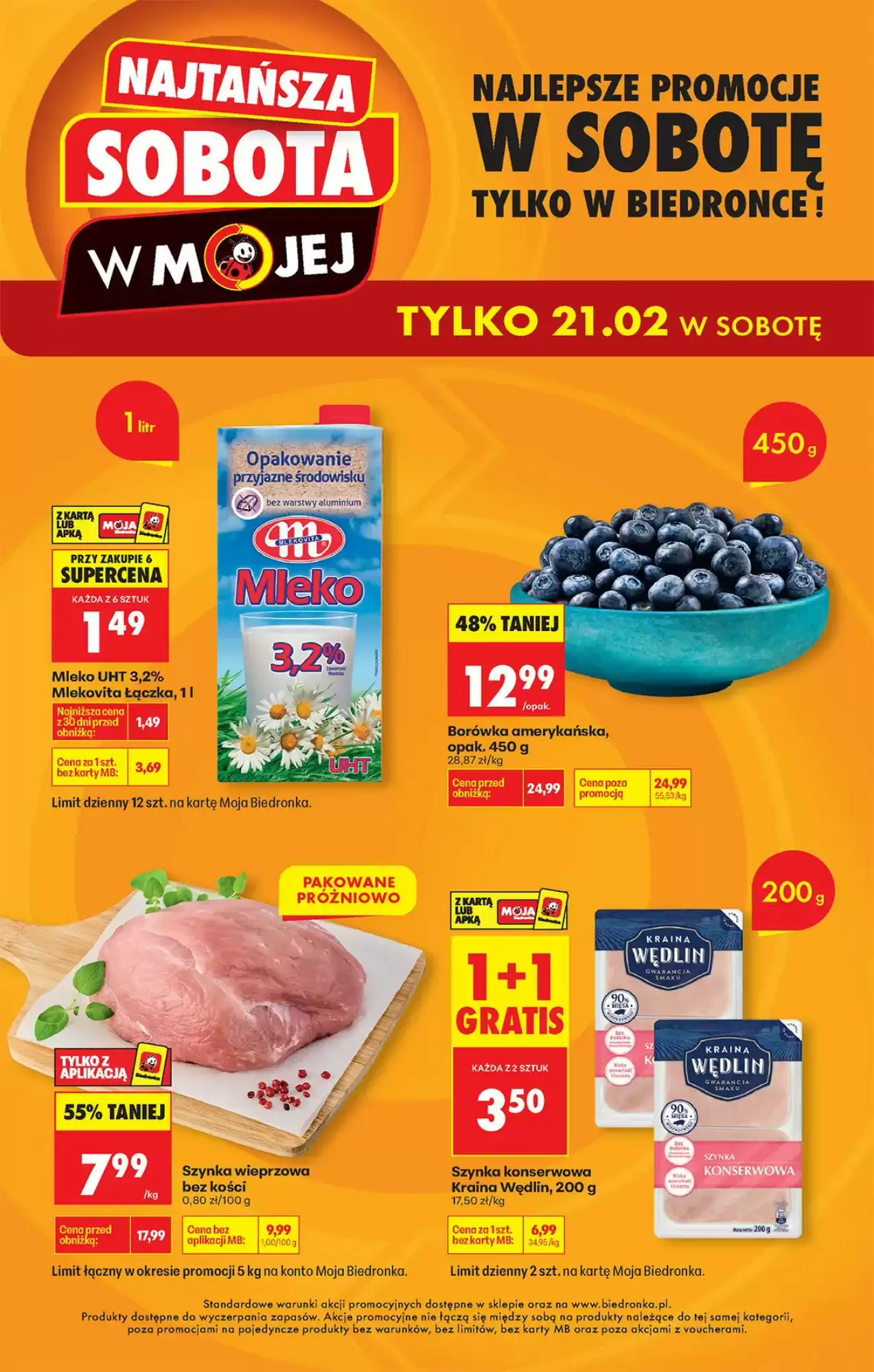 Gazetka Biedronka od 21.02.2026 do 21.02.2026