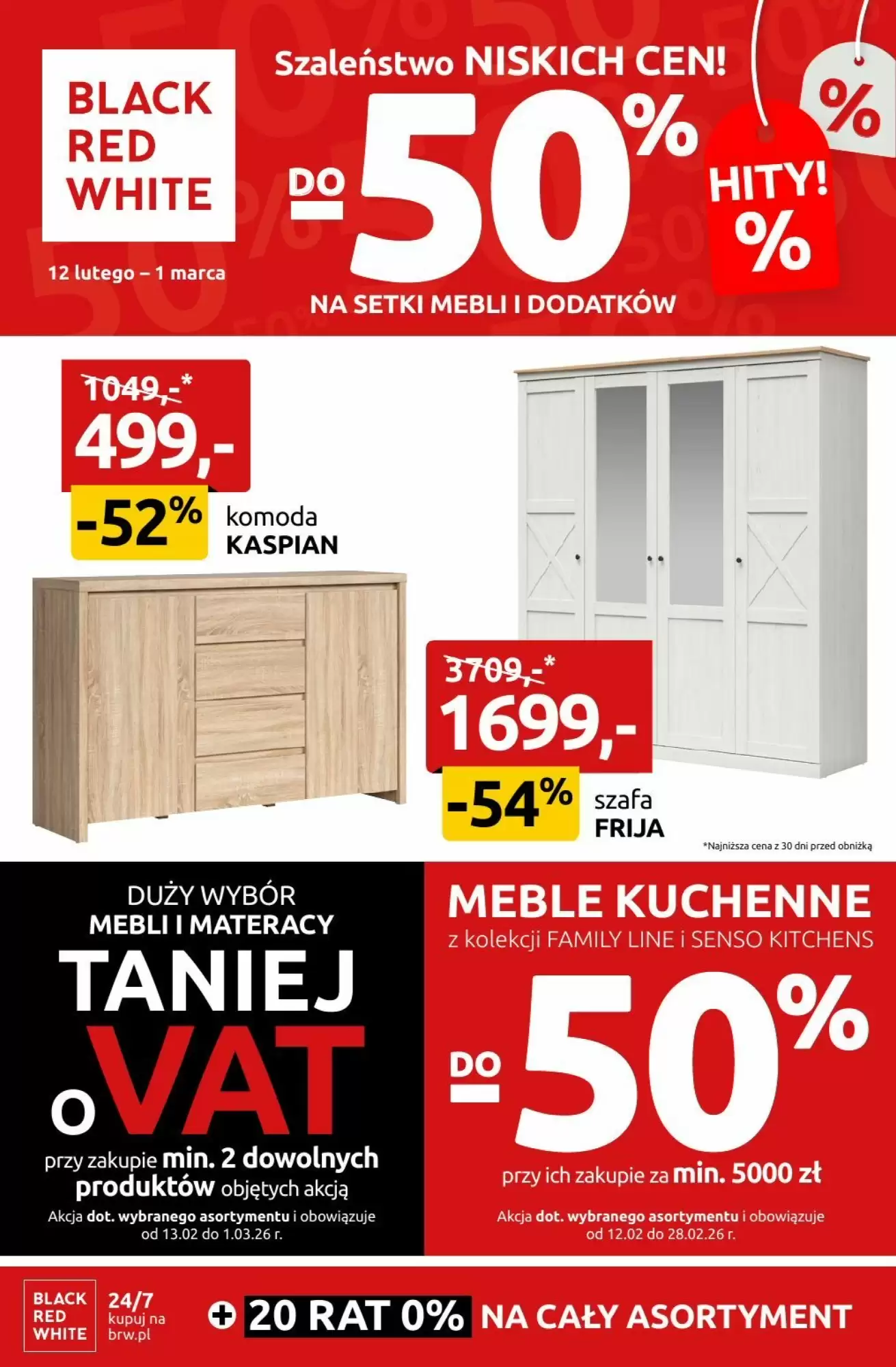 Gazetka Black Red White od 12.02.2026 do 01.03.2026
