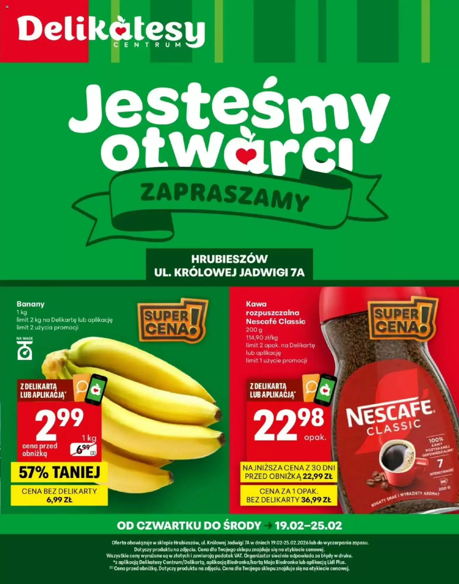 Gazetka Delikatesy Centrum od 19.02.2026 do 25.02.2026