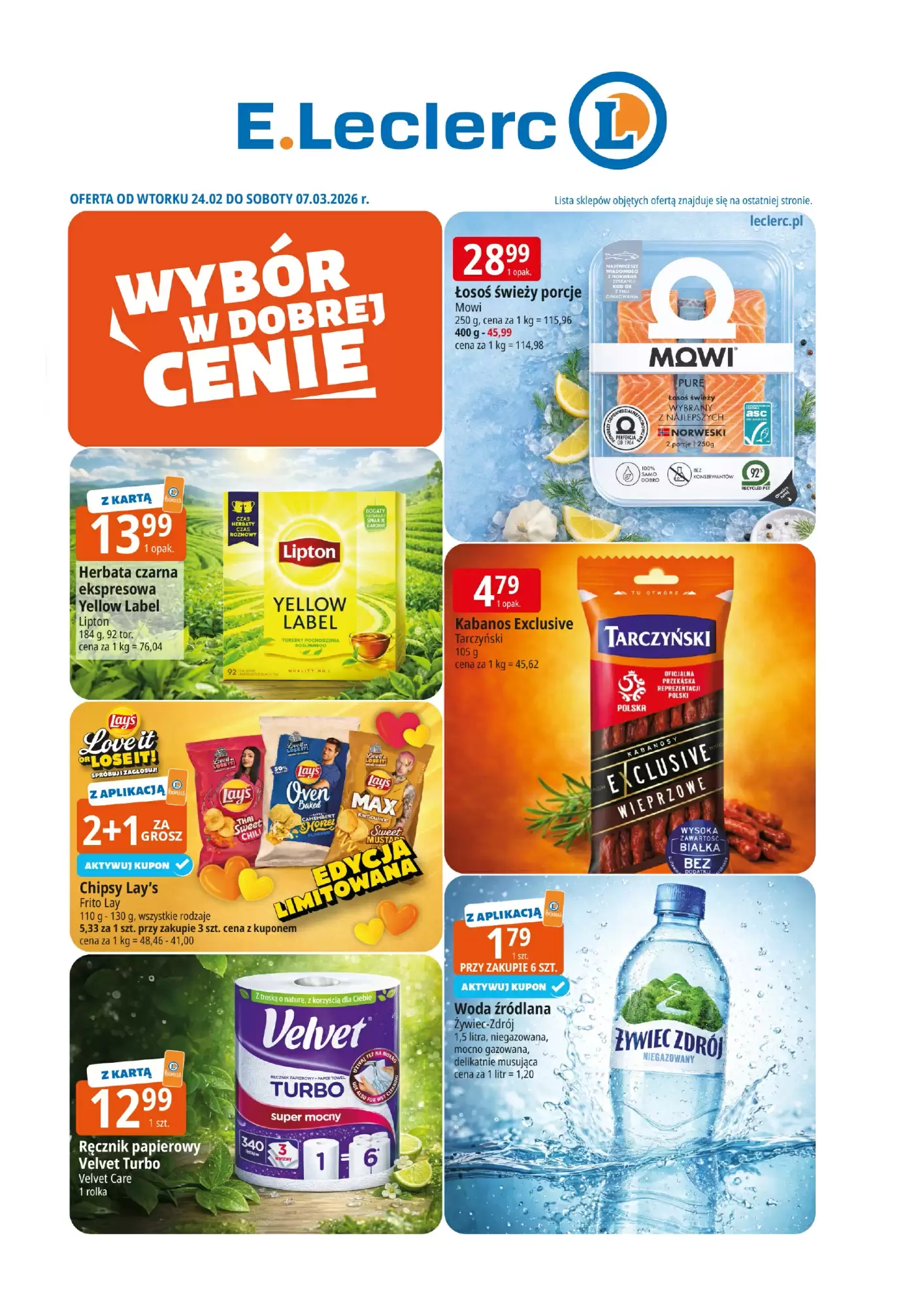 Gazetka E.Leclerc od 24.02.2026 do 07.03.2026