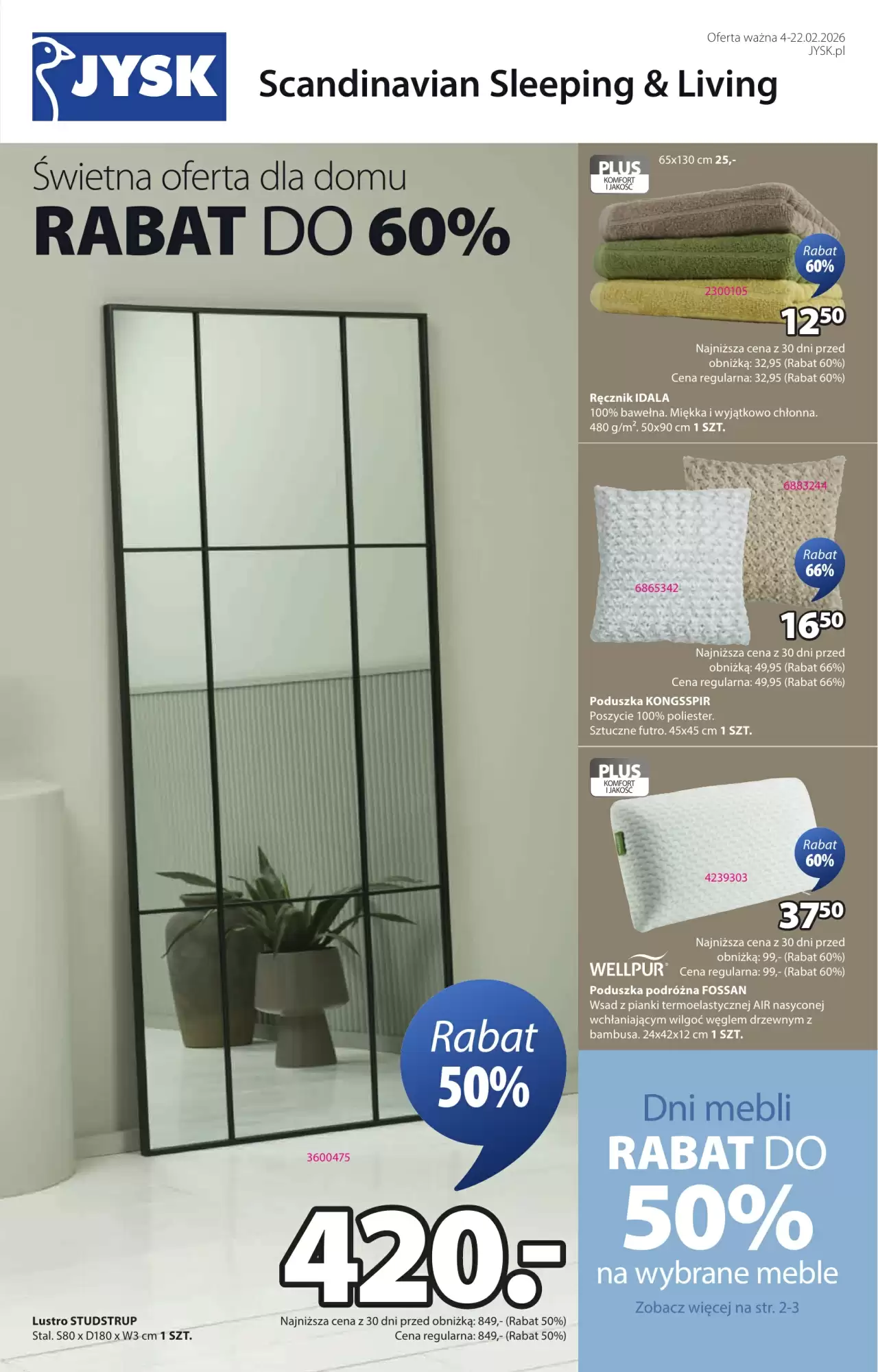 Gazetka Jysk od 04.02.2026 do 22.02.2026
