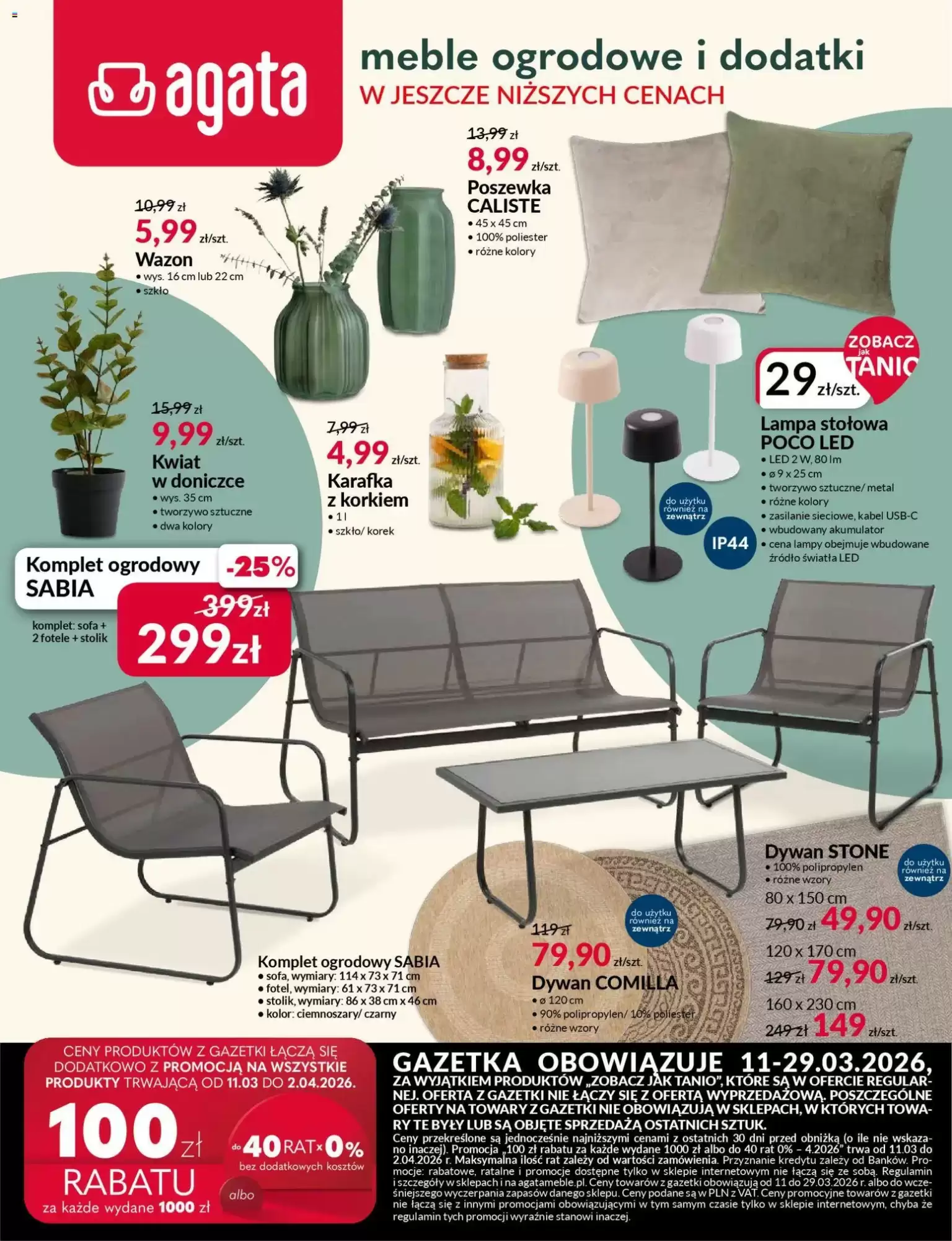 Gazetka Agata Meble od 11.03.2026 do 29.03.2026