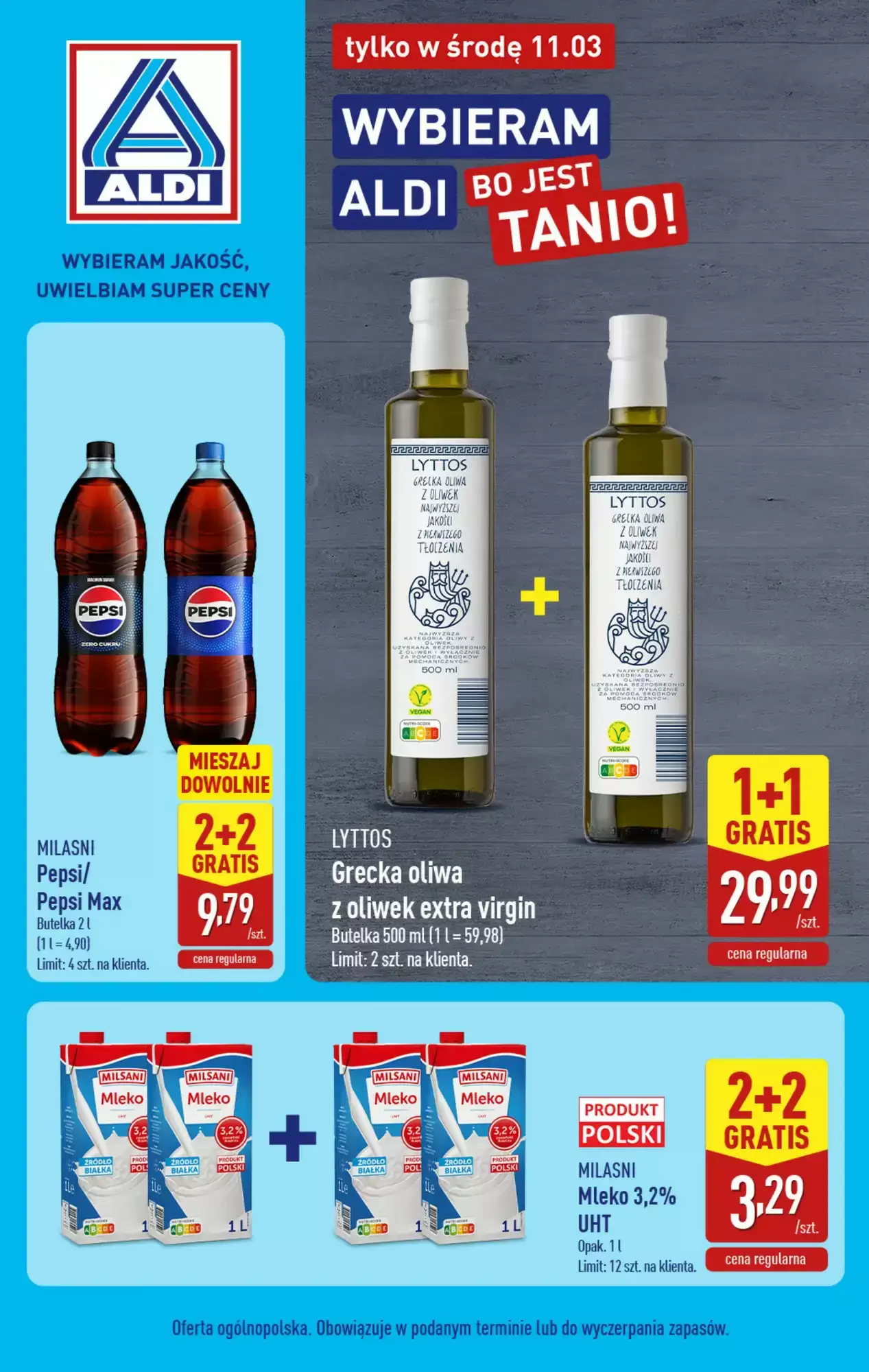 Gazetka Aldi od 11.03.2026 do 11.03.2026