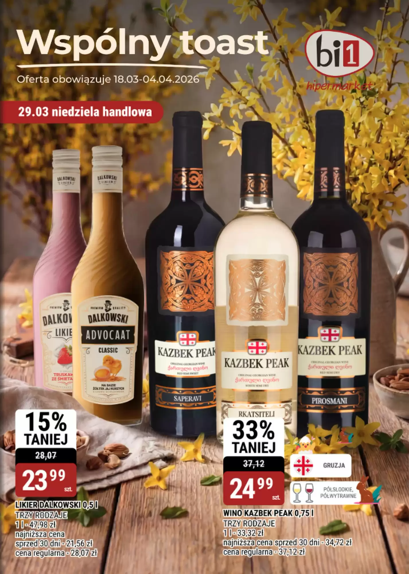 Gazetka Bi1 od 18.03.2026 do 04.04.2026