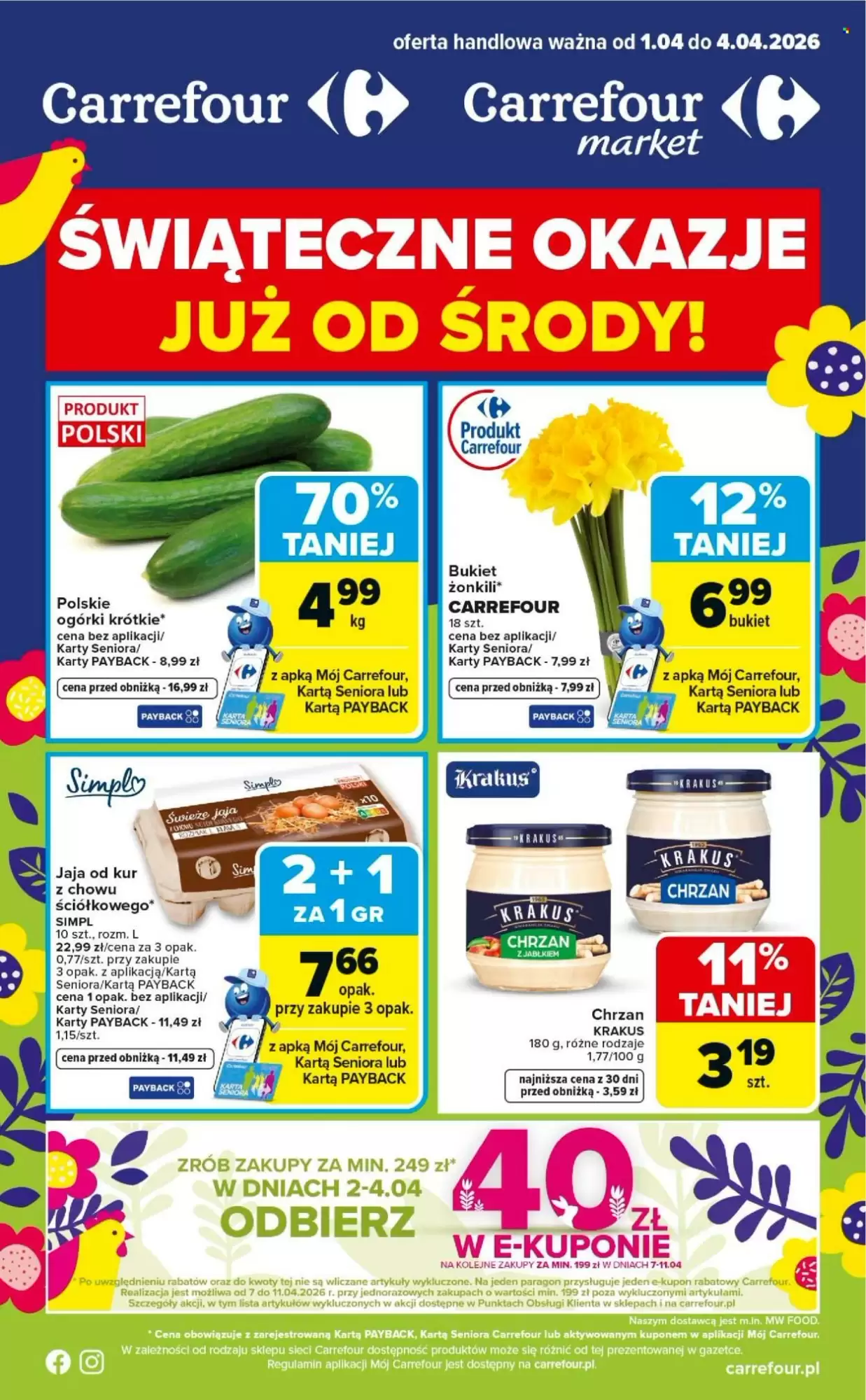 Gazetka Carrefour od 01.04.2026 do 04.04.2026