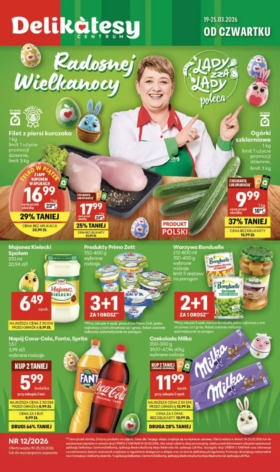 Gazetka Delikatesy Centrum od 19.03.2026 do 25.03.2026