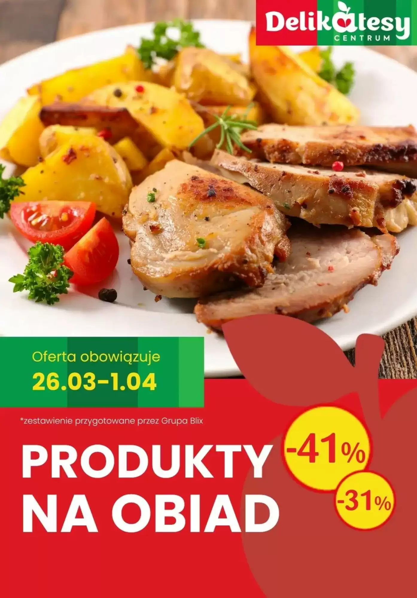 Gazetka Delikatesy Centrum od 26.03.2026 do 01.04.2026