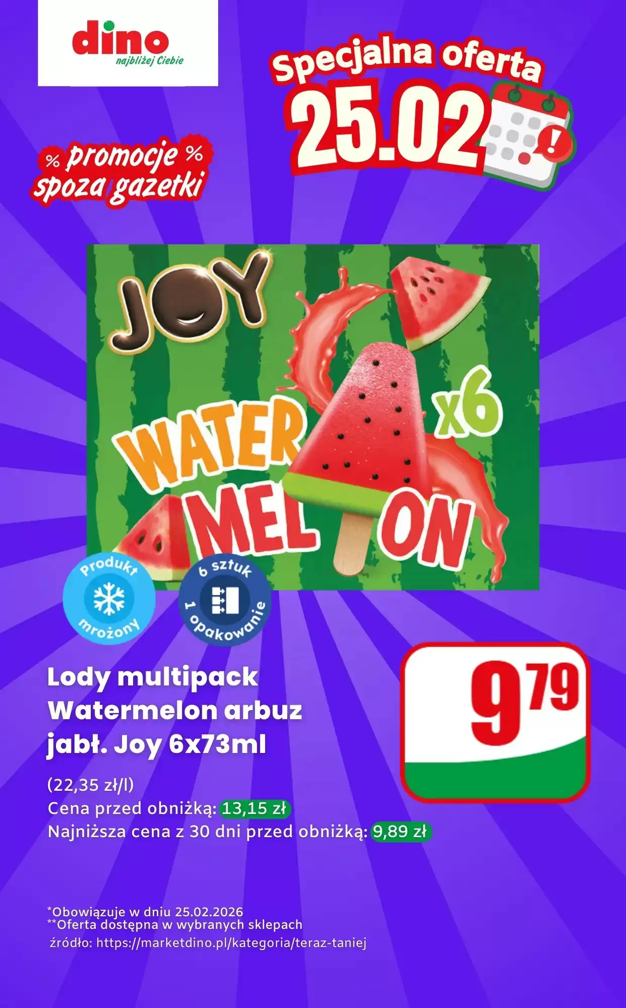 Gazetka Dino od 25.02.2026 do 25.02.2026