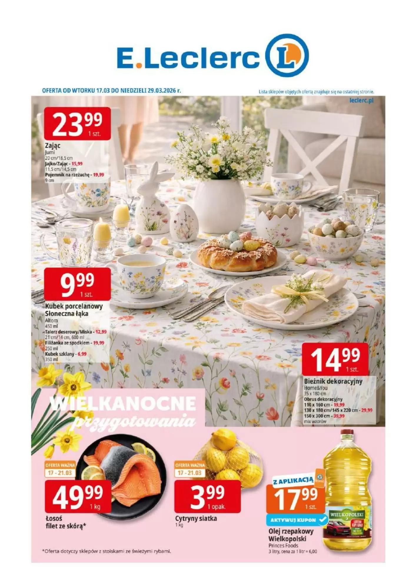 Gazetka E.Leclerc od 17.03.2026 do 29.03.2026