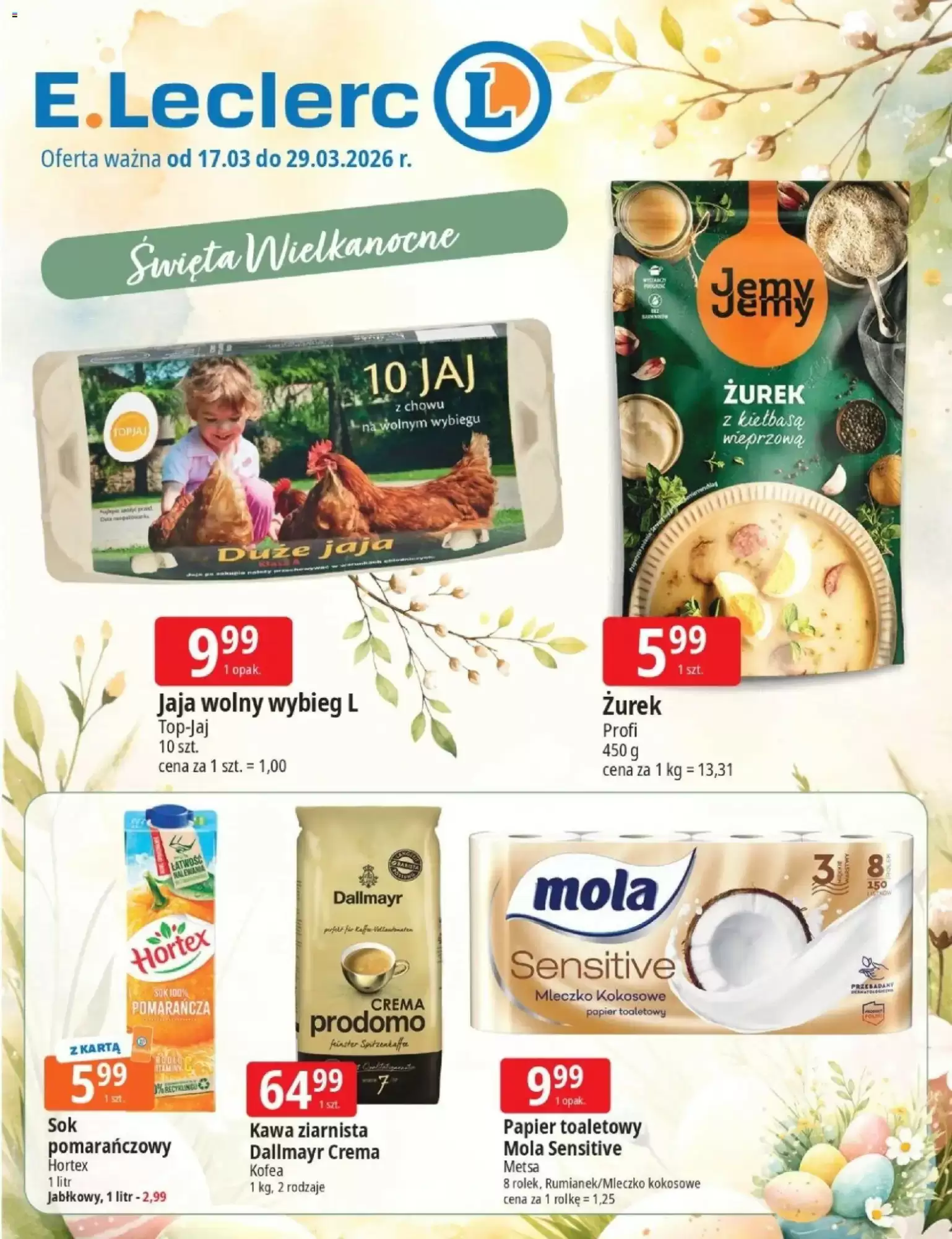 Gazetka E.Leclerc od 17.03.2026 do 29.03.2026