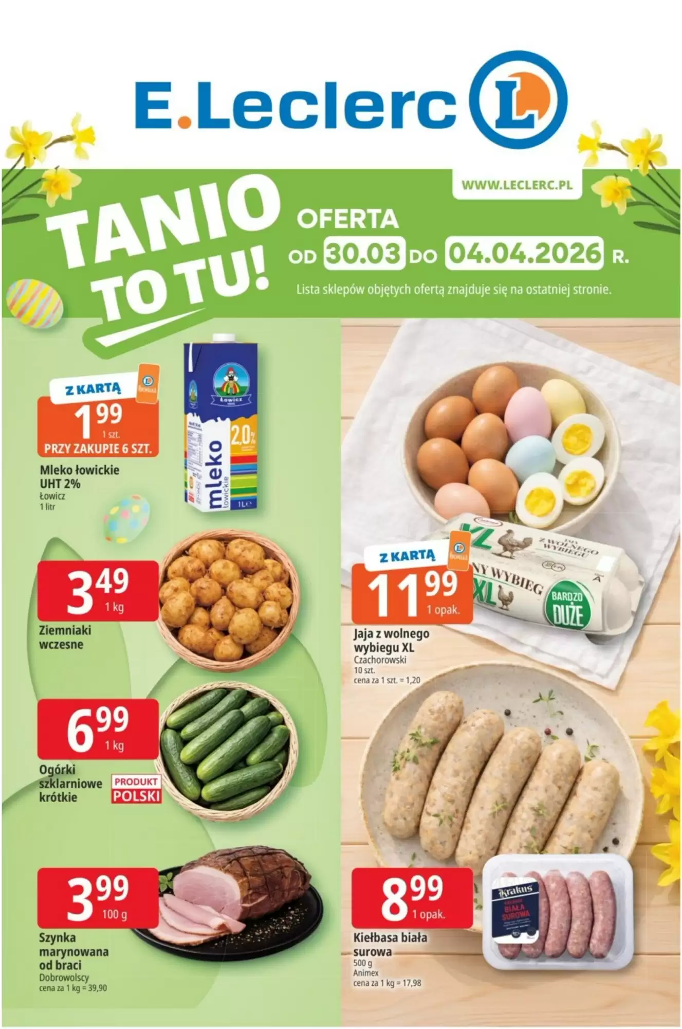 Gazetka E.Leclerc od 30.03.2026 do 04.04.2026