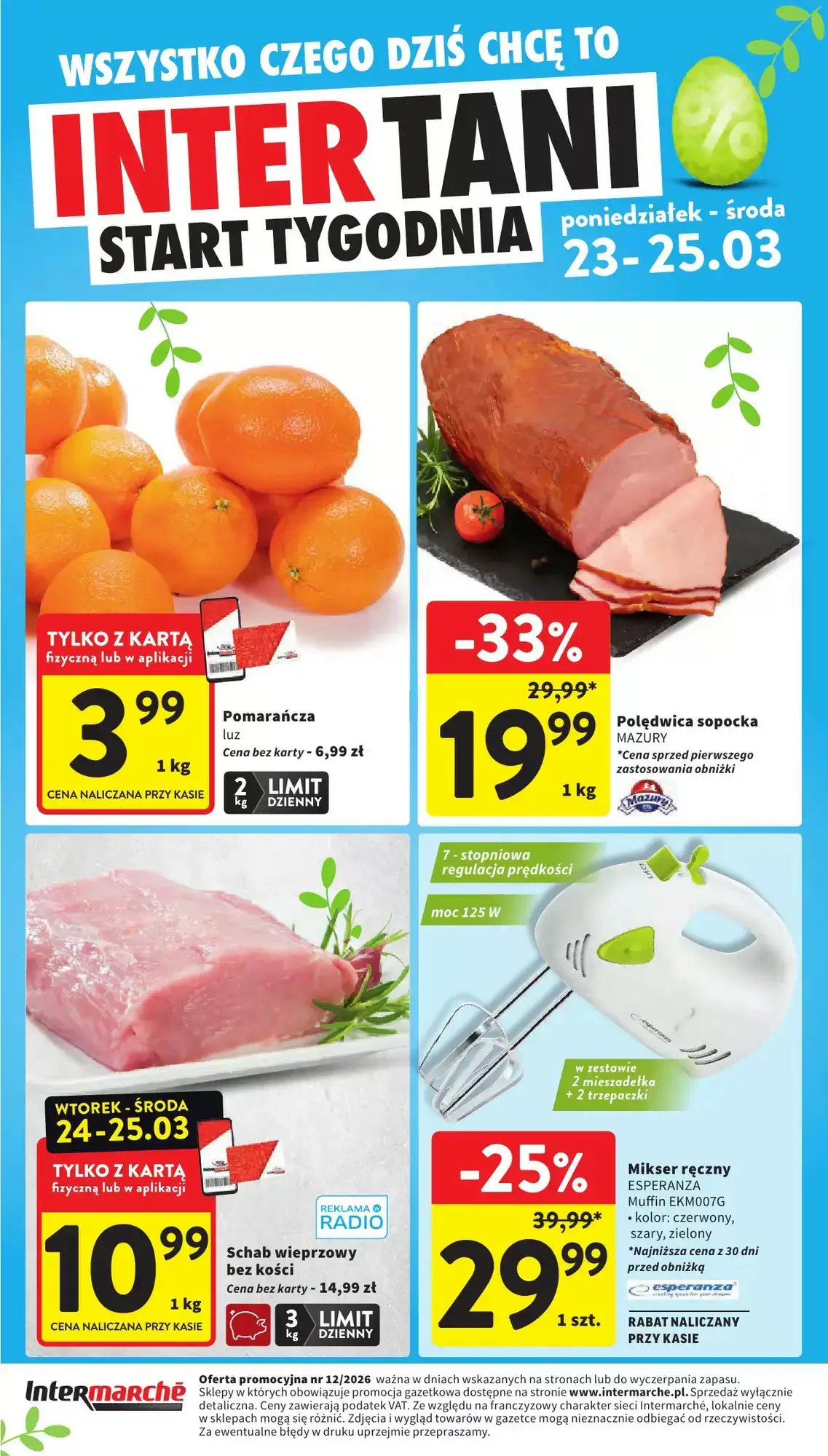 Gazetka Intermarche od 23.03.2026 do 25.03.2026