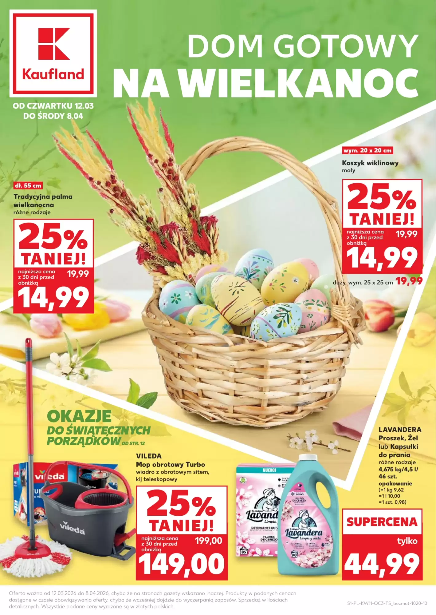 Gazetka Kaufland od 12.03.2026 do 08.04.2026