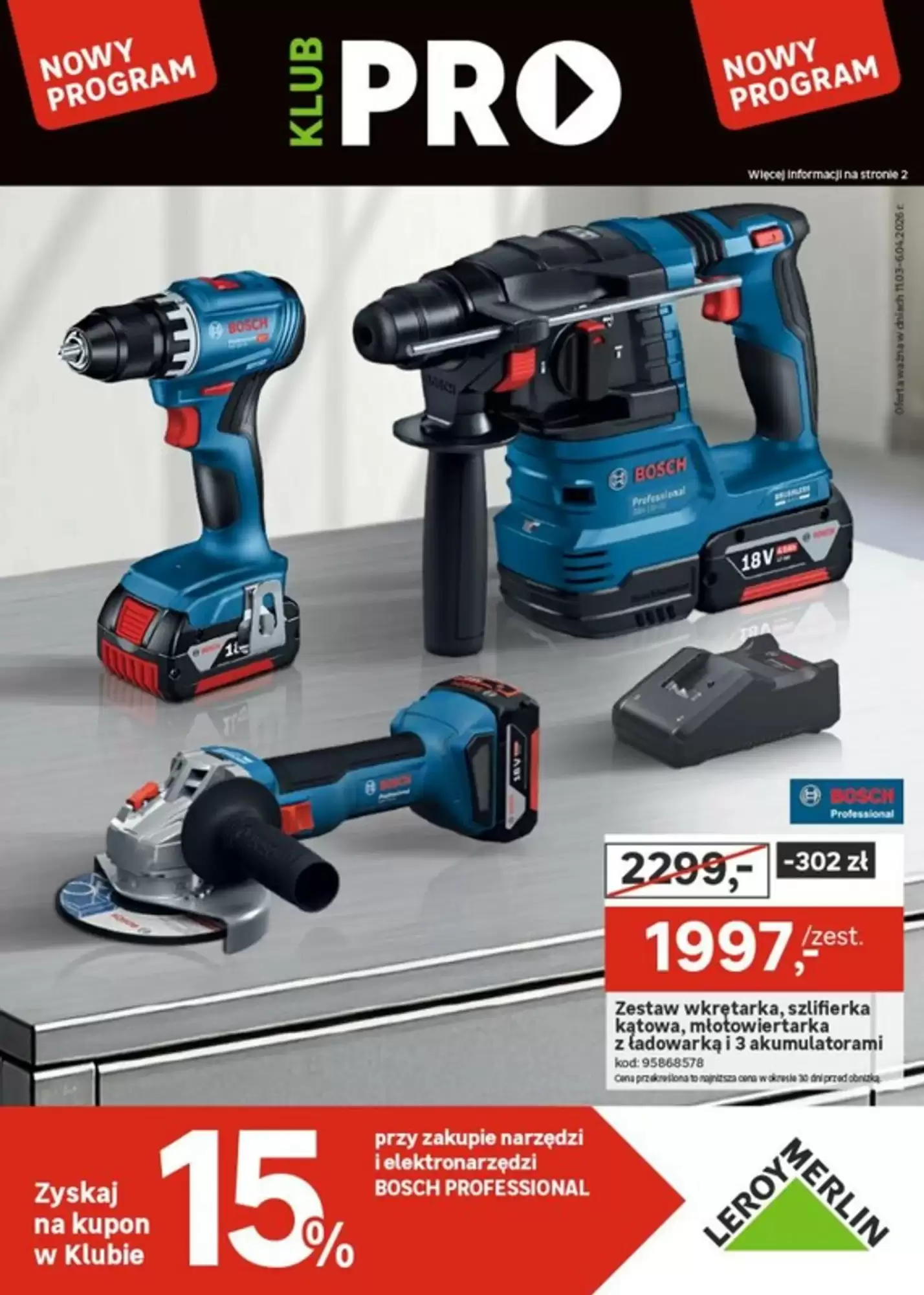 Gazetka Leroy Merlin od 11.03.2026 do 06.04.2026