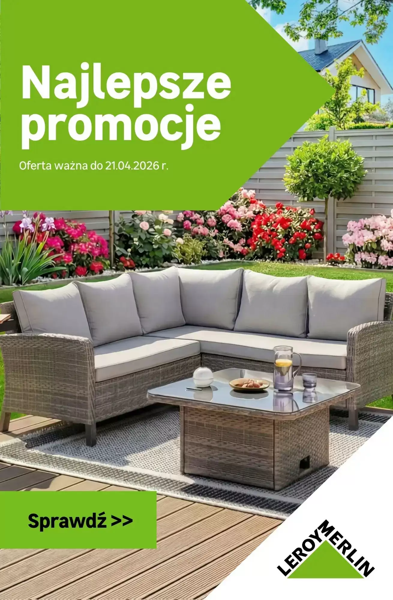 Gazetka Leroy Merlin od 31.03.2026 do 21.04.2026