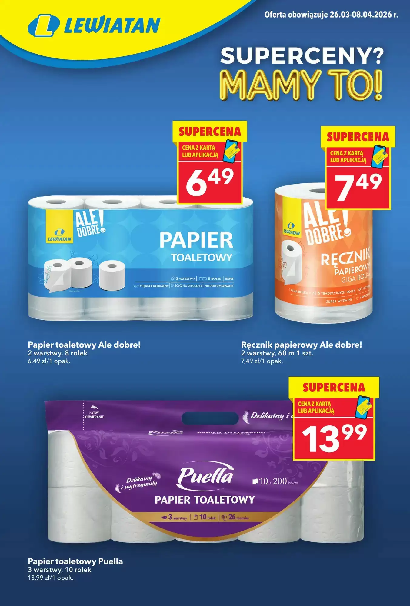 Gazetka Lewiatan od 26.03.2026 do 08.04.2026