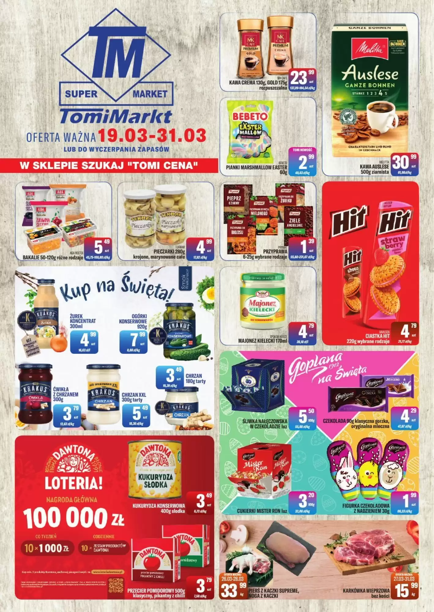 Gazetka Tomimarkt od 19.03.2026 do 31.03.2026