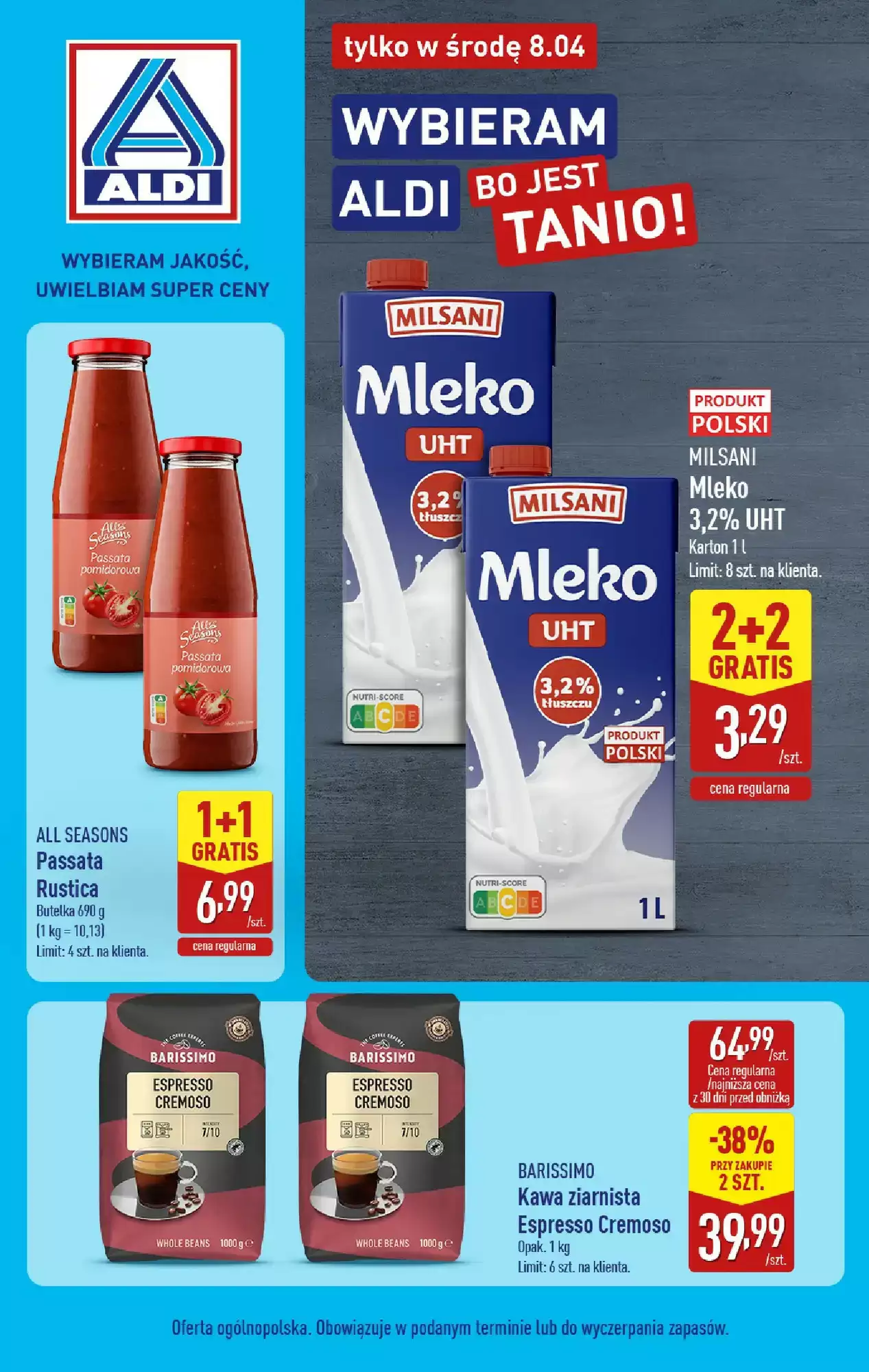 Gazetka Aldi od 08.04.2026 do 08.04.2026