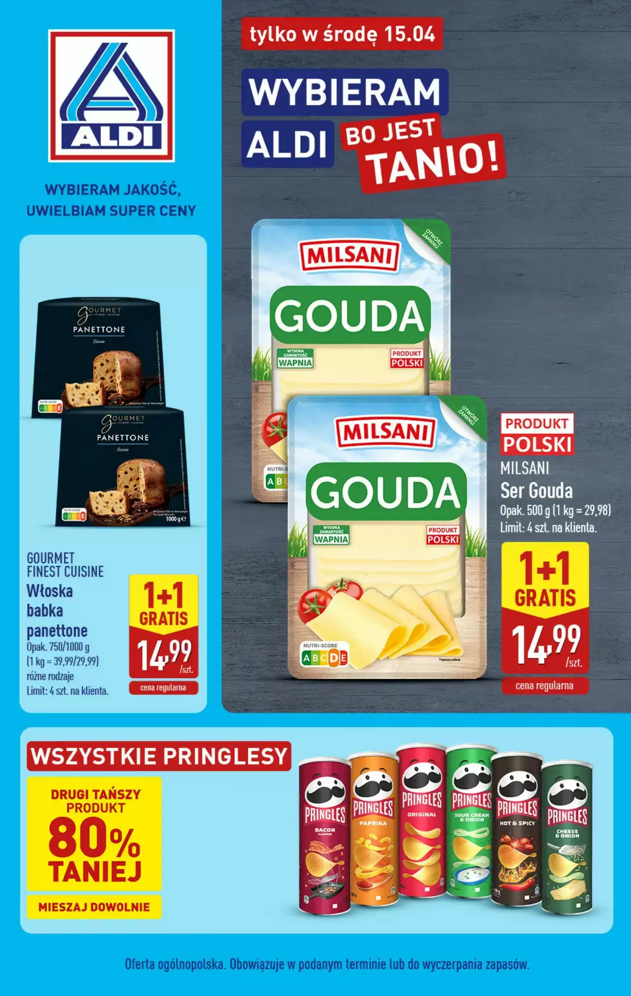 Gazetka Aldi od 15.04.2026 do 15.04.2026