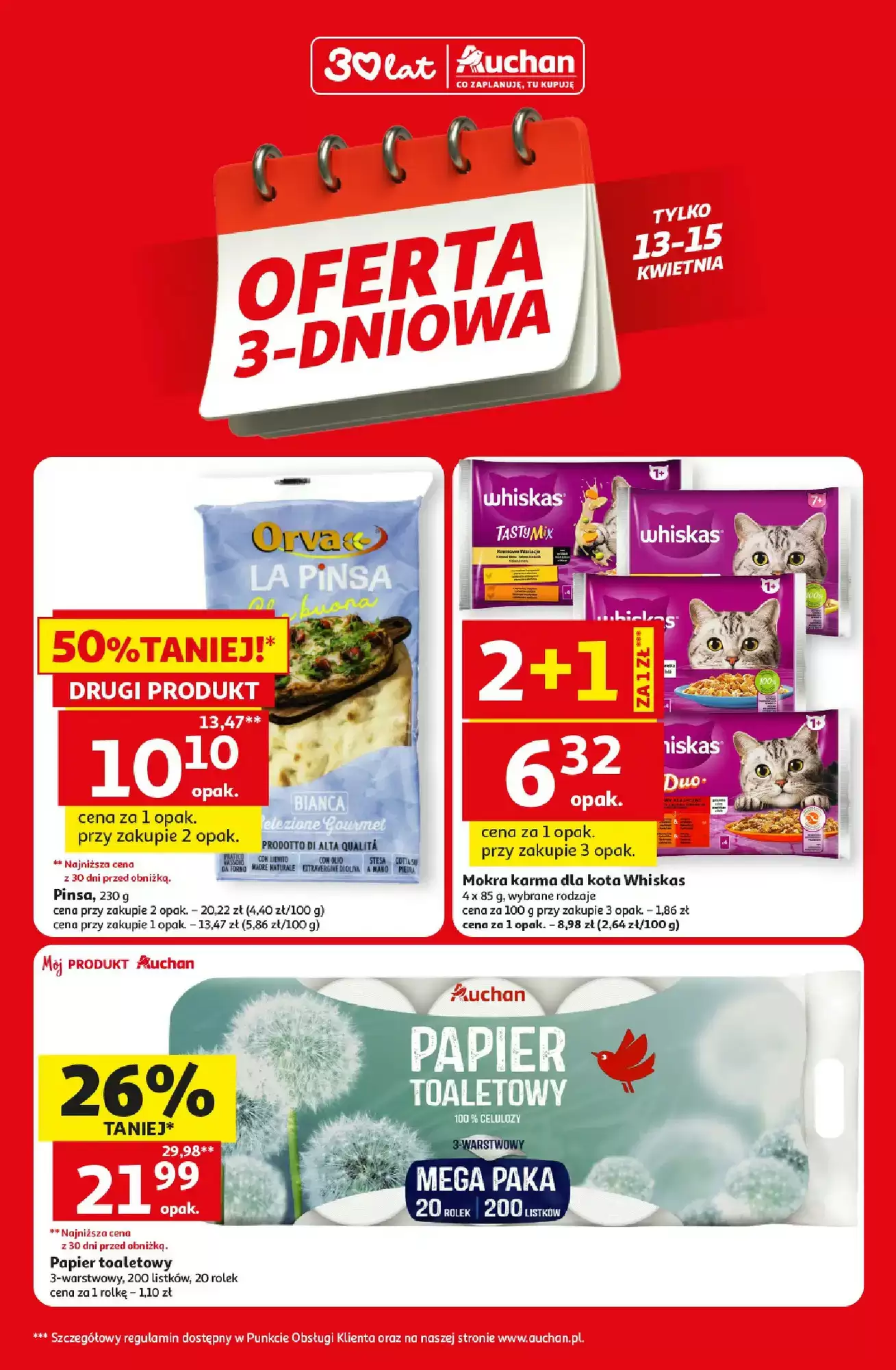 Gazetka Auchan od 13.04.2026 do 15.04.2026