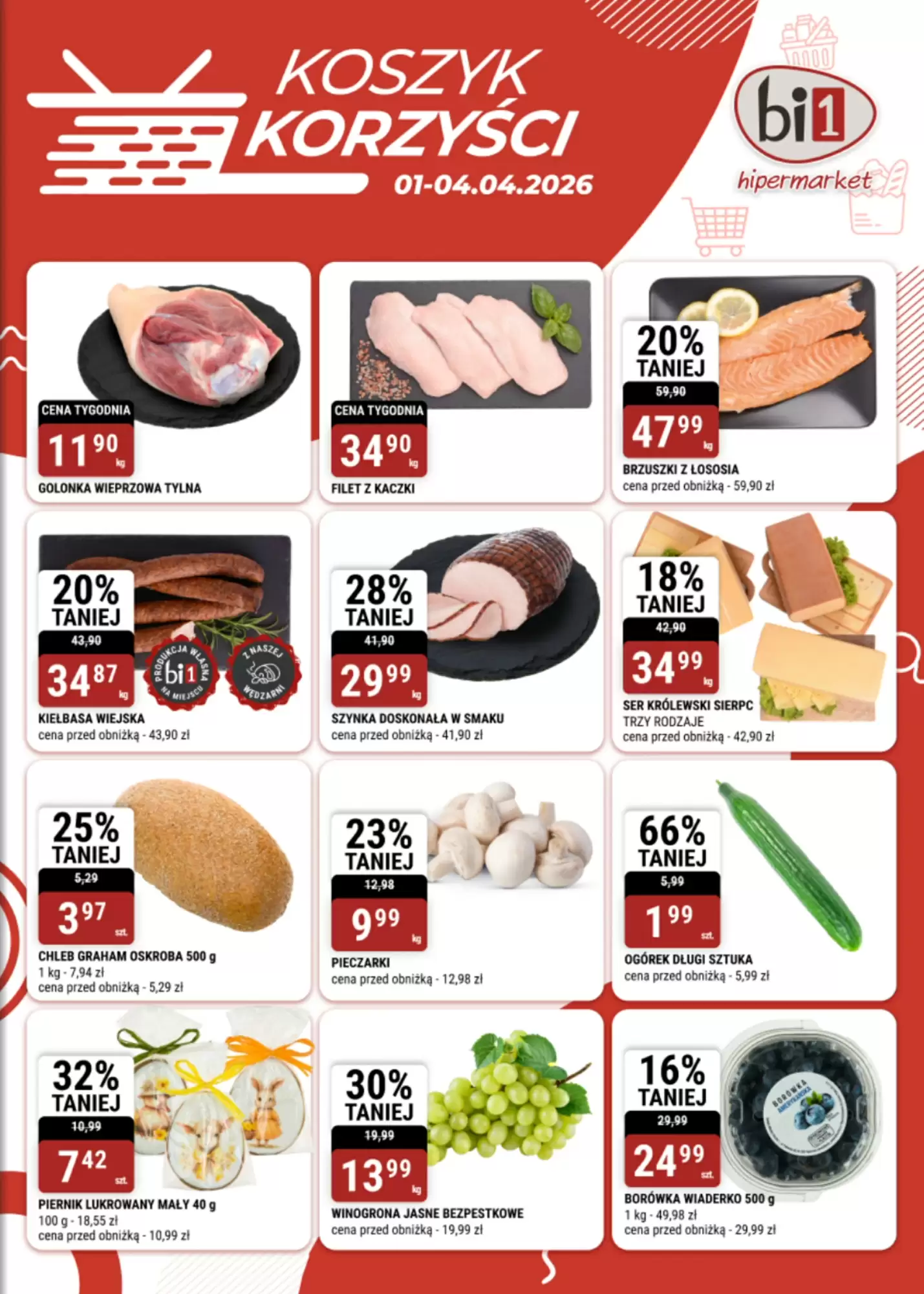 Gazetka Bi1 od 01.04.2026 do 04.04.2026