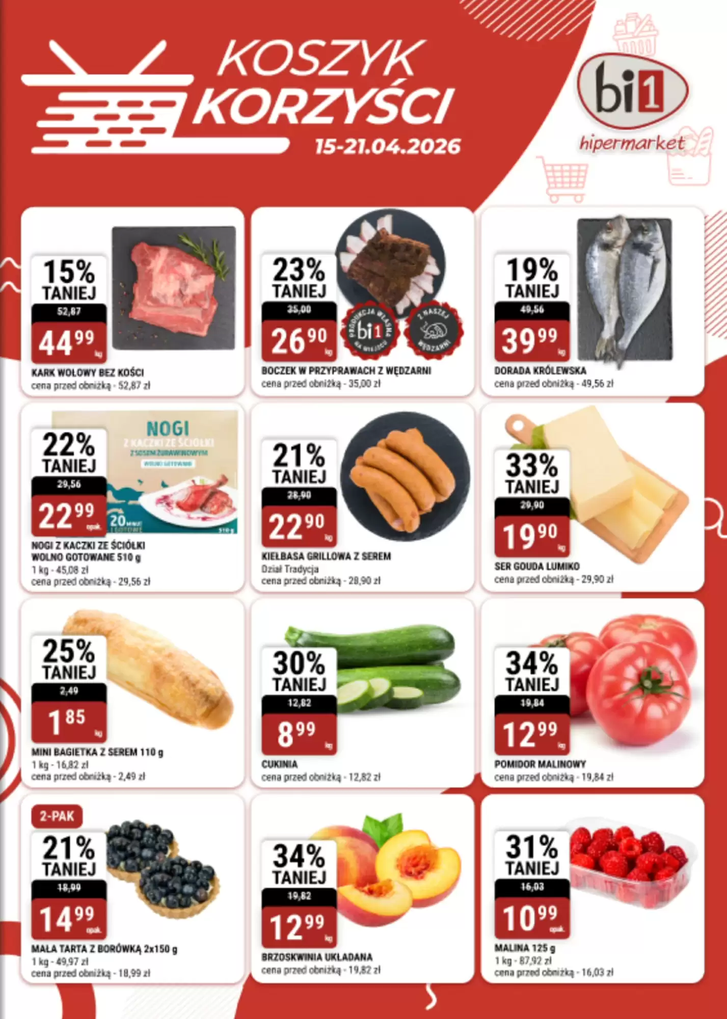 Gazetka Bi1 od 15.04.2026 do 21.04.2026