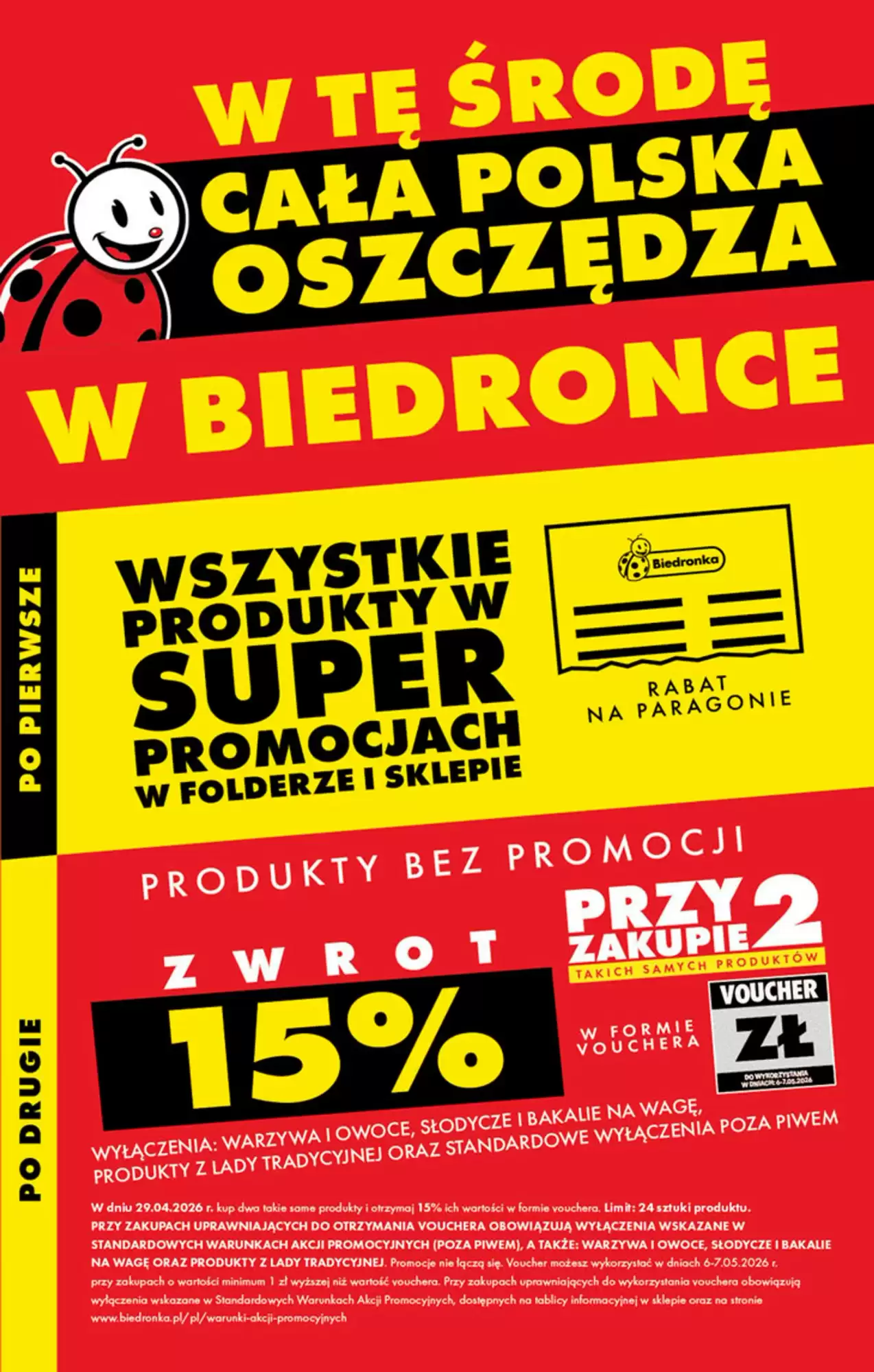 Gazetka Biedronka od 29.04.2026 do 29.04.2026