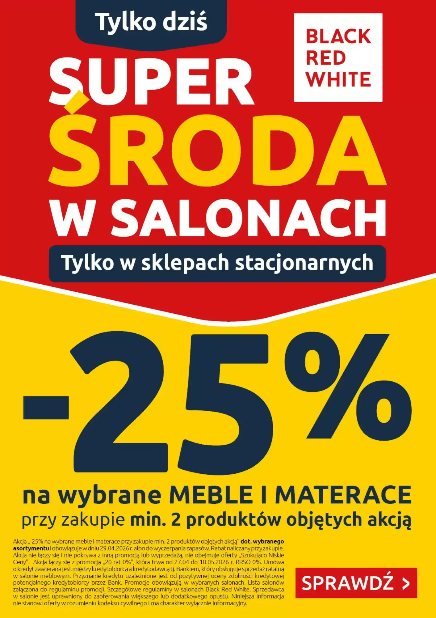 Gazetka Black Red White od 29.04.2026 do 29.04.2026