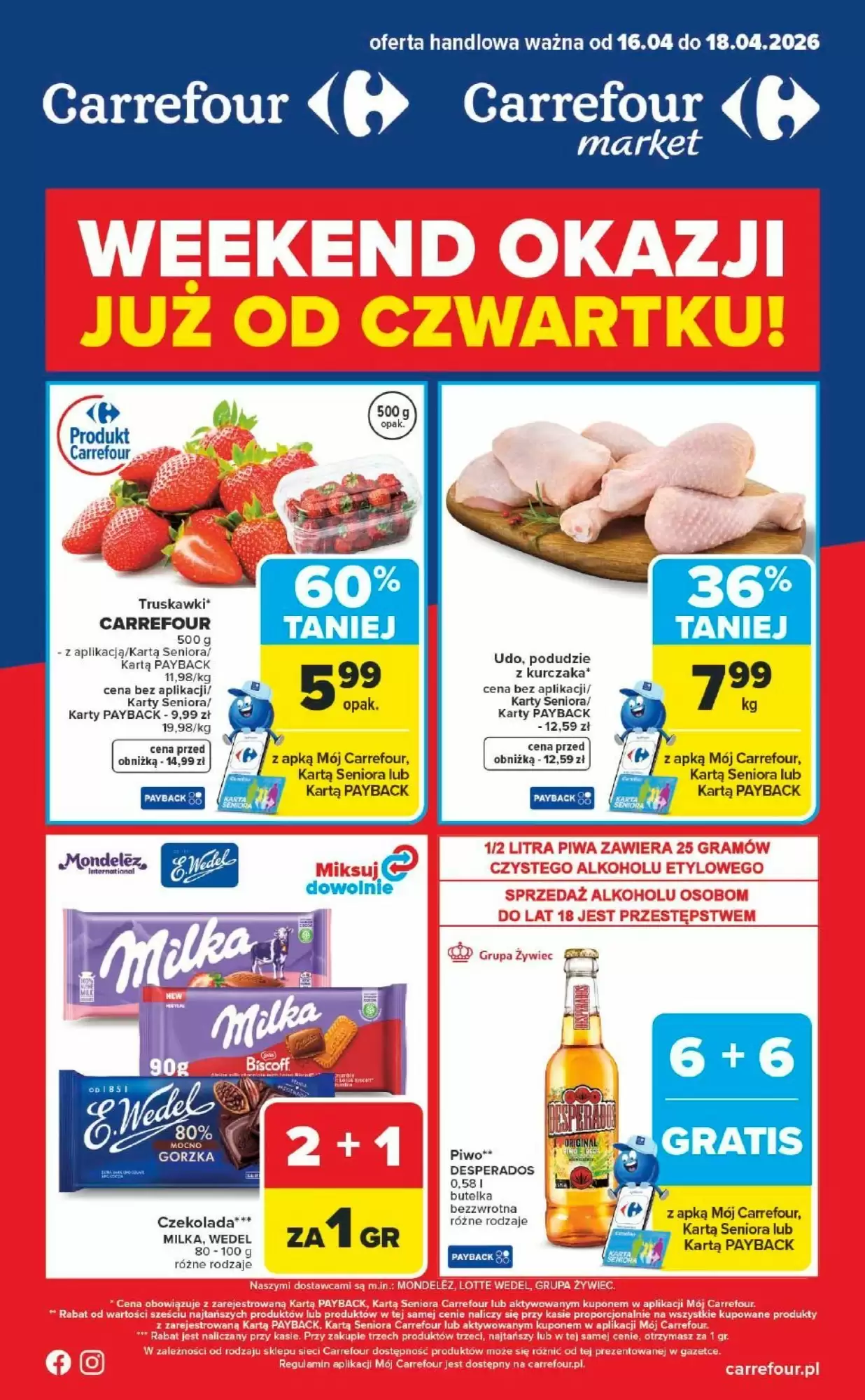 Gazetka Carrefour od 16.04.2026 do 18.04.2026