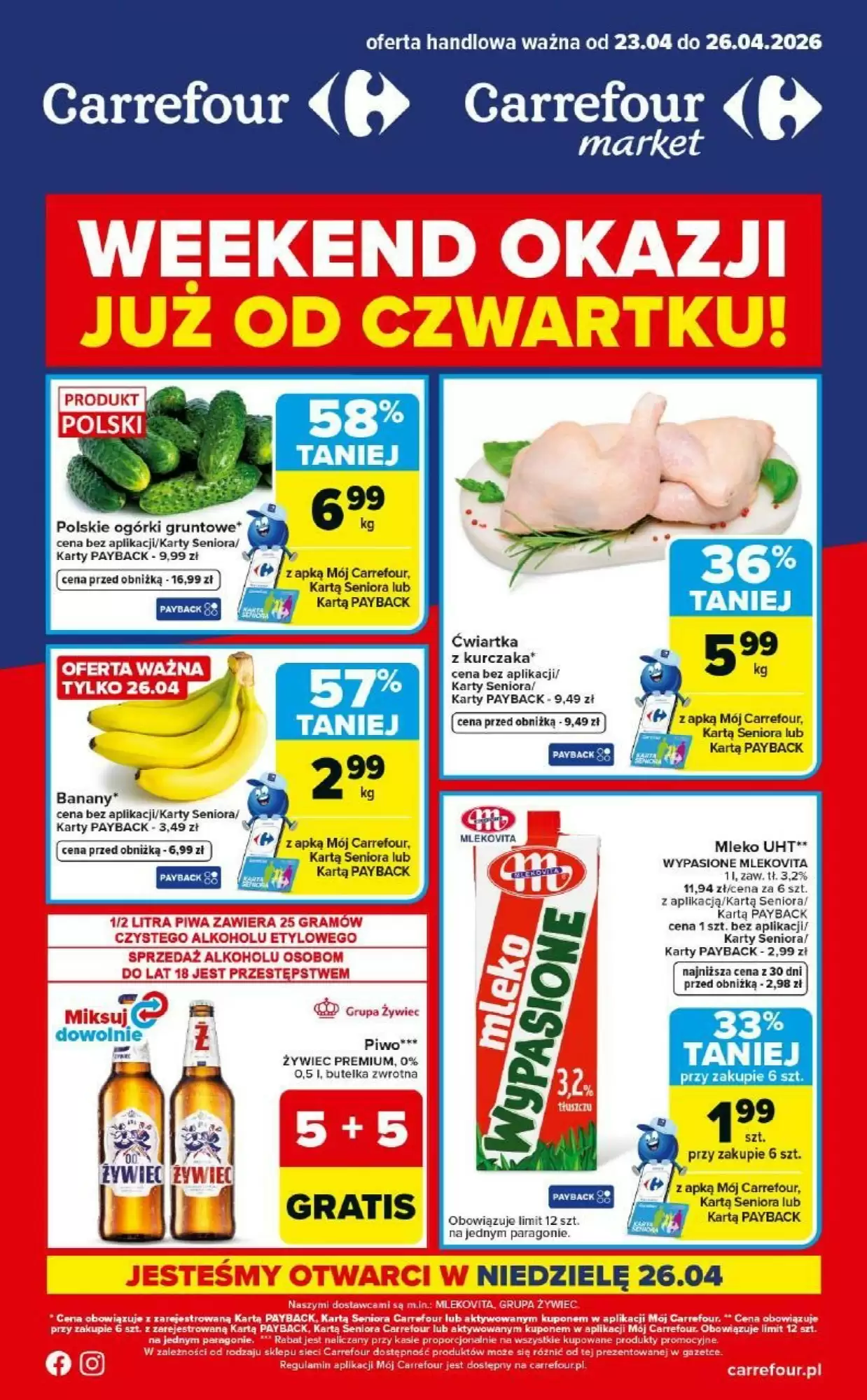 Gazetka Carrefour od 23.04.2026 do 26.04.2026