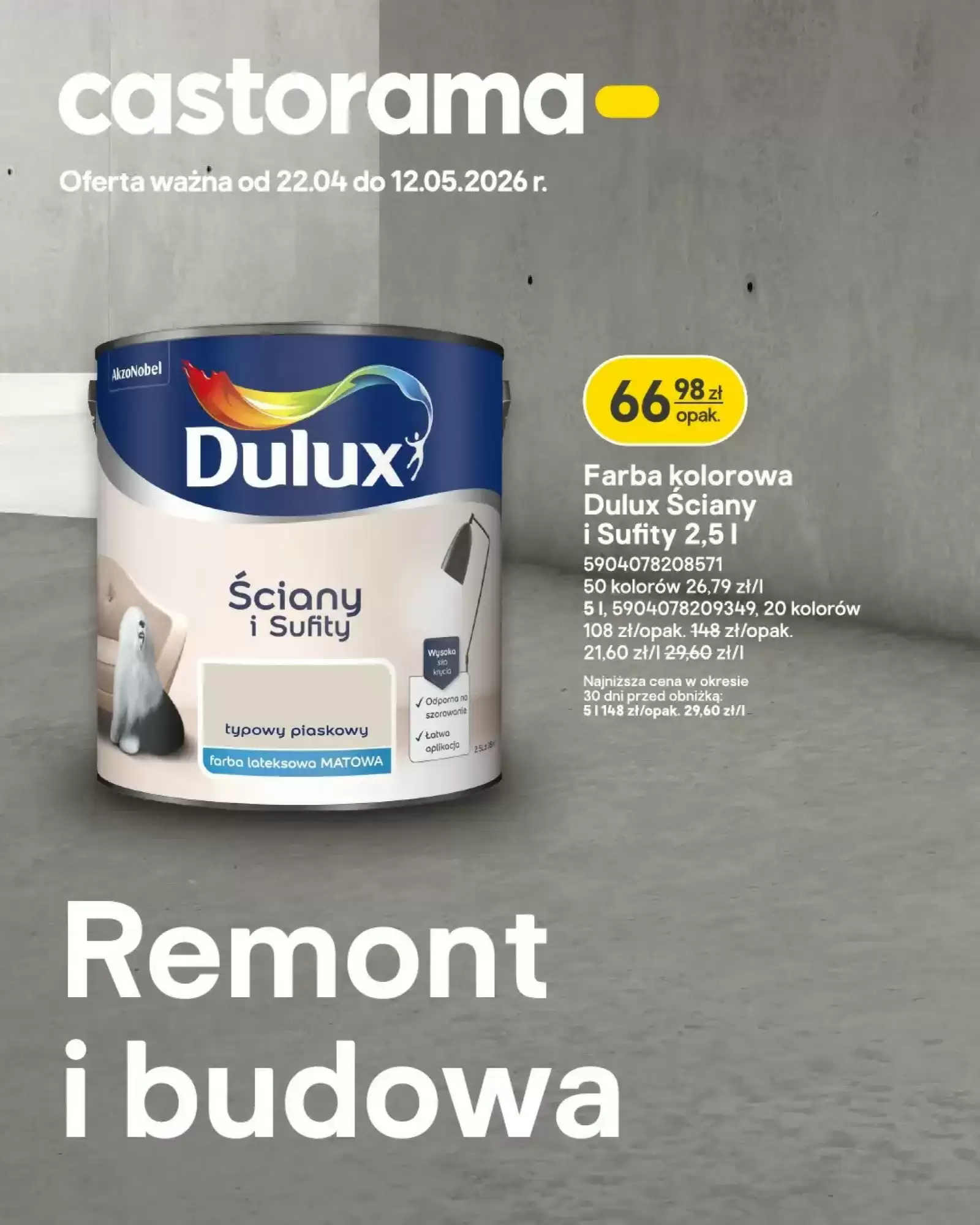 Gazetka Castorama od 22.04.2026 do 12.05.2026