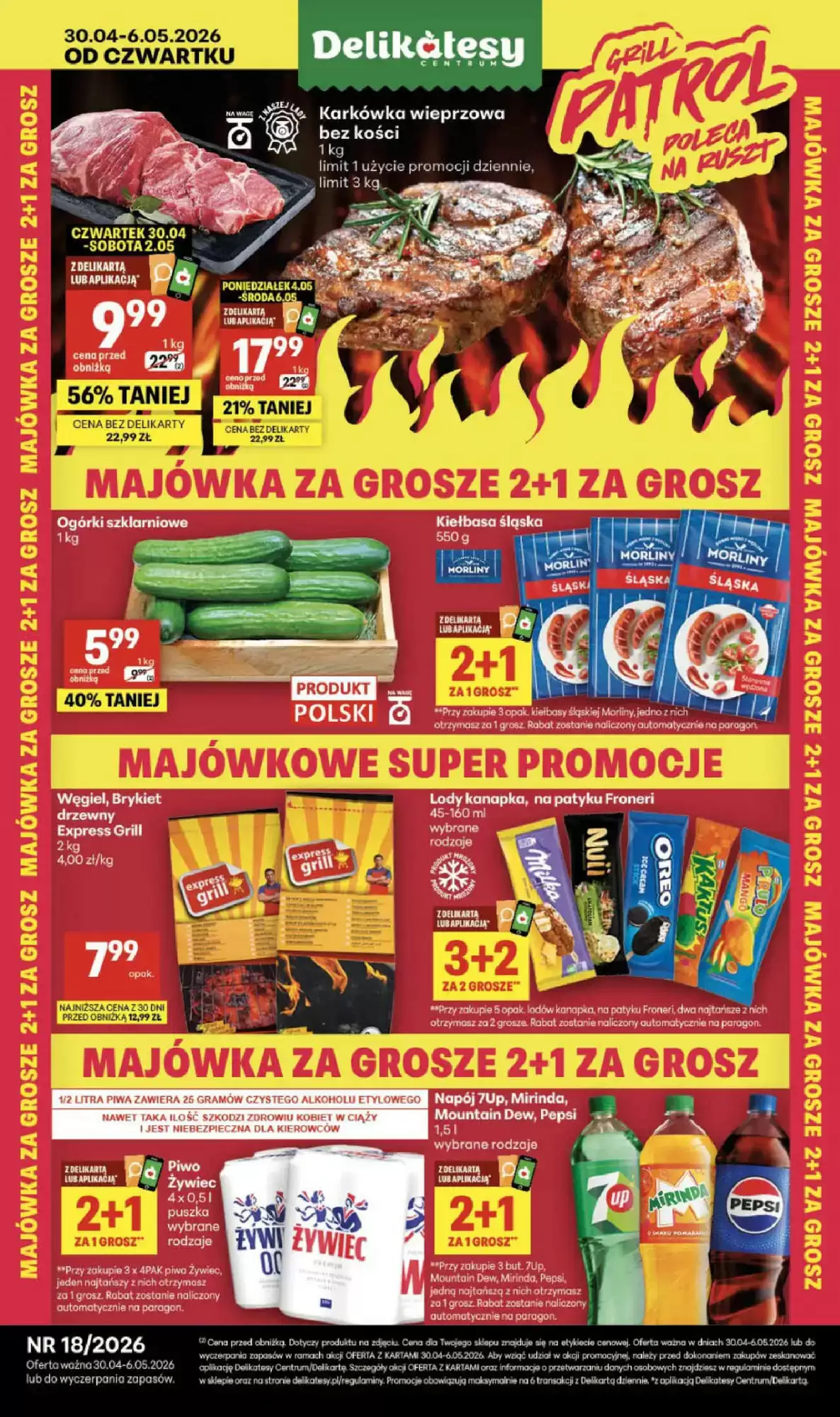 Gazetka Delikatesy Centrum od 30.04.2026 do 06.05.2026