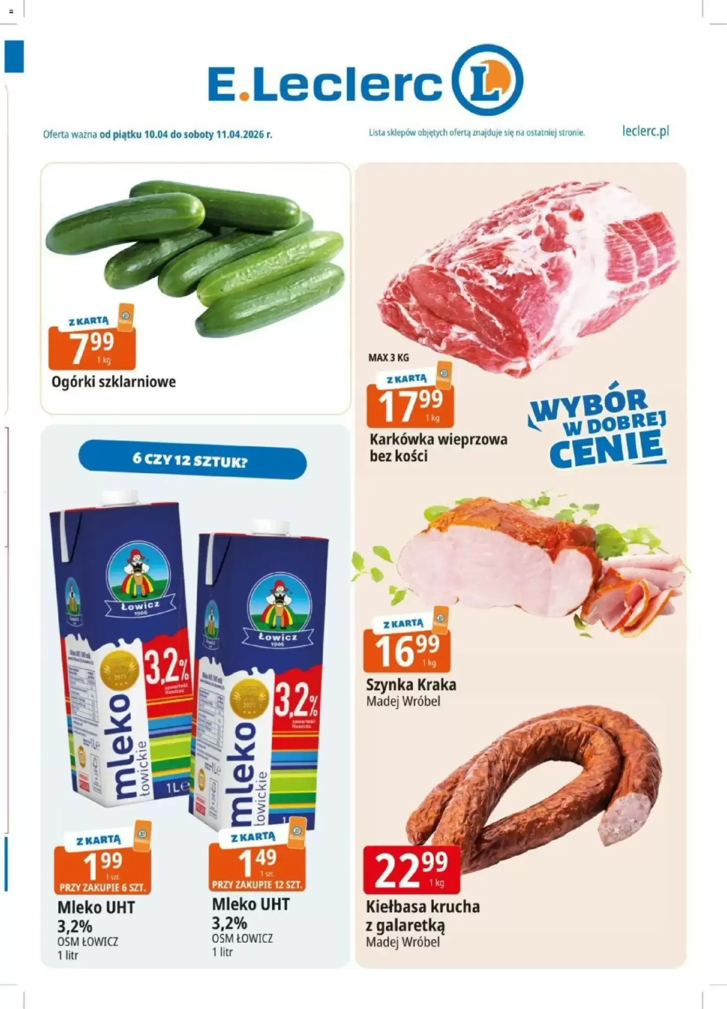 Gazetka E.Leclerc od 10.04.2026 do 11.04.2026