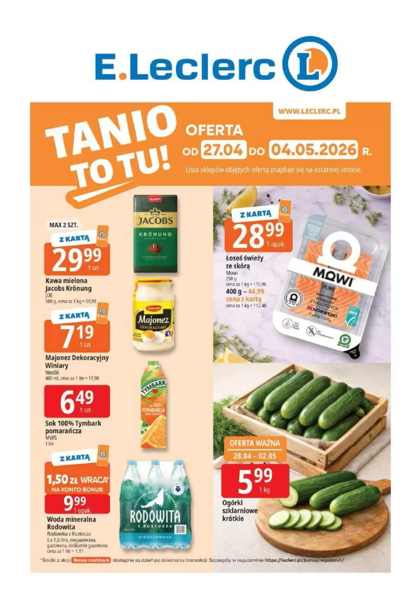 Gazetka E.Leclerc od 27.04.2026 do 04.05.2026
