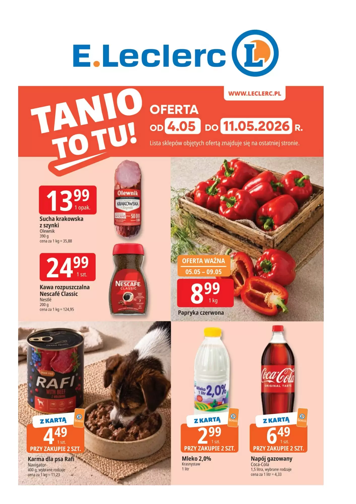 Gazetka E.Leclerc od 04.05.2026 do 11.05.2026