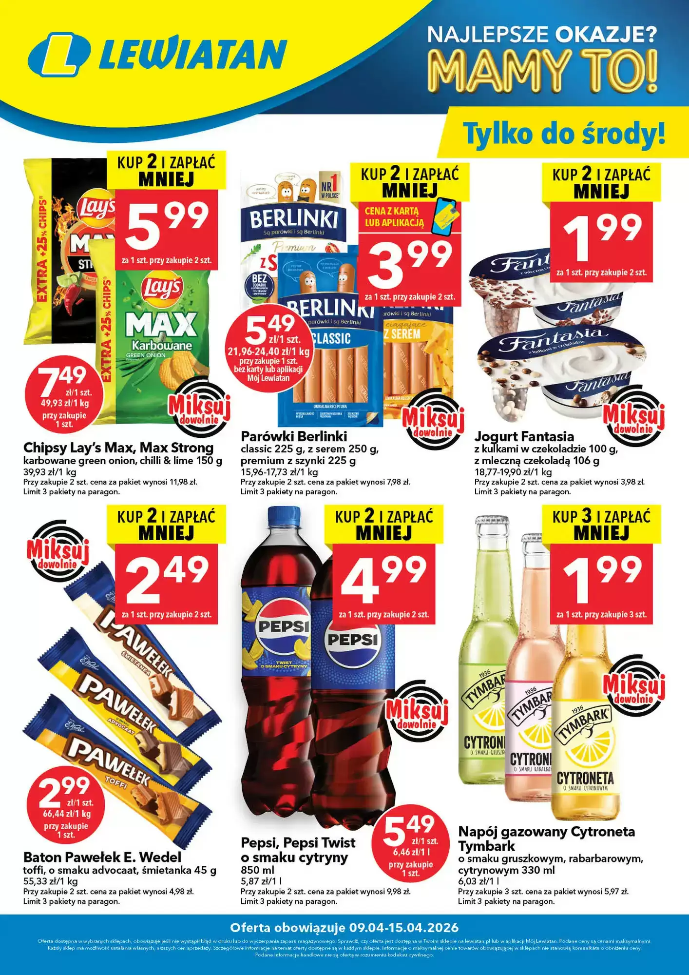 Gazetka Lewiatan od 09.04.2026 do 15.04.2026