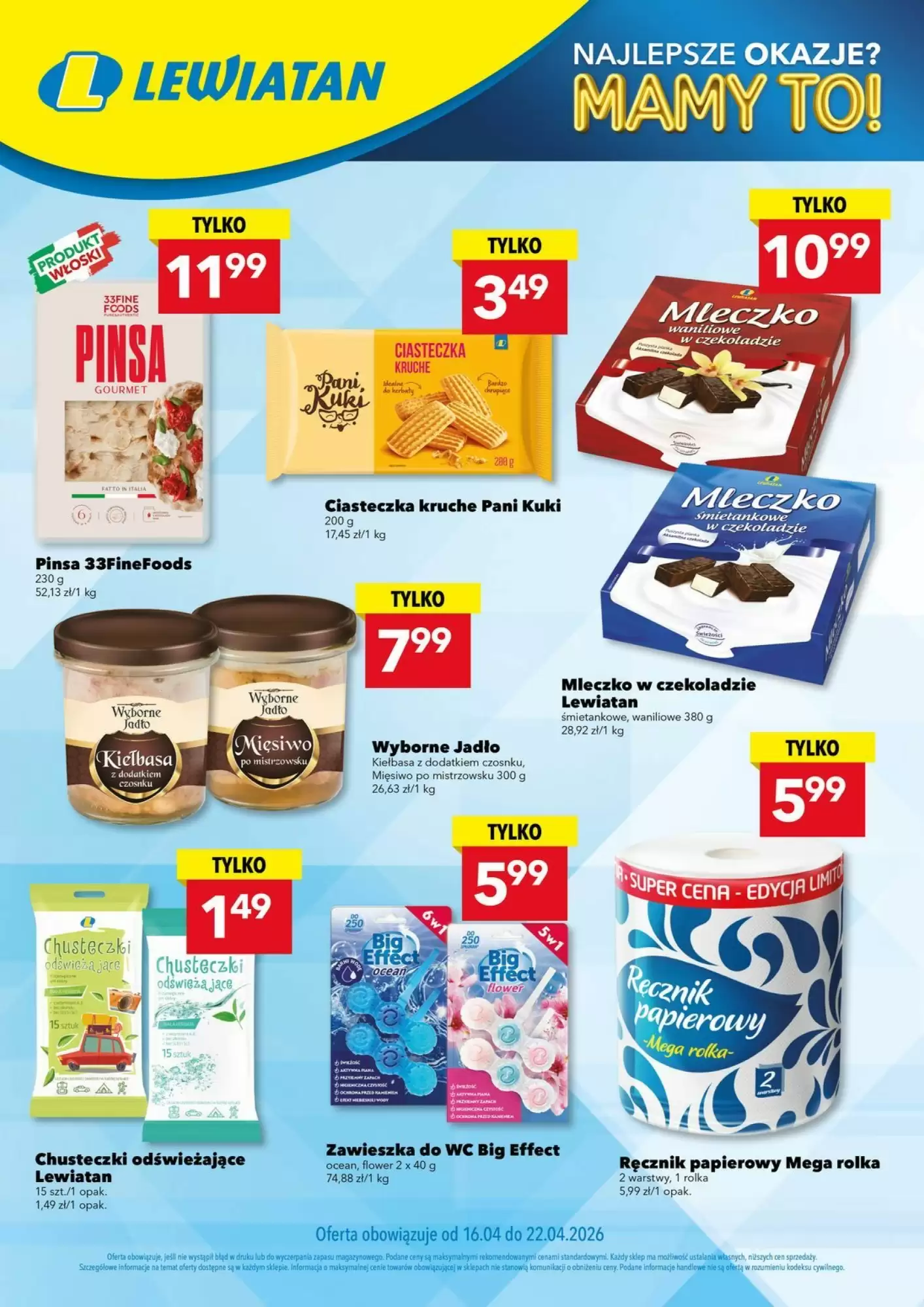 Gazetka Lewiatan od 16.04.2026 do 22.04.2026