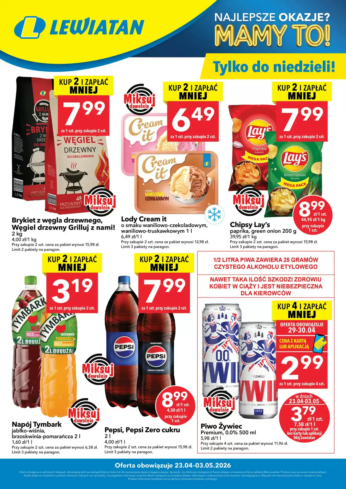 Gazetka Lewiatan od 23.04.2026 do 03.05.2026